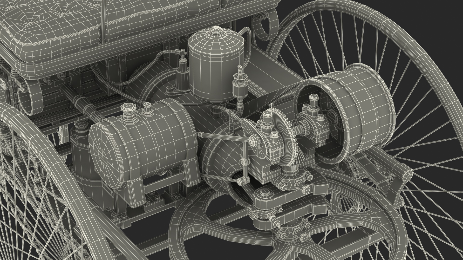 Benz Patent Motorwagen 3D