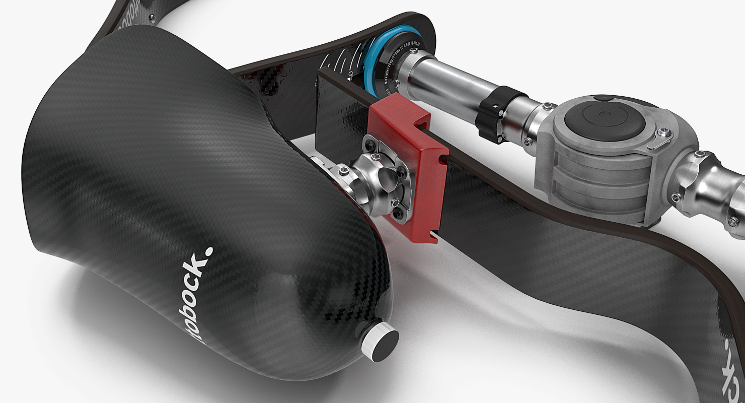 Above Knee and Below Knee Fitness Prosthetics Set 3D model