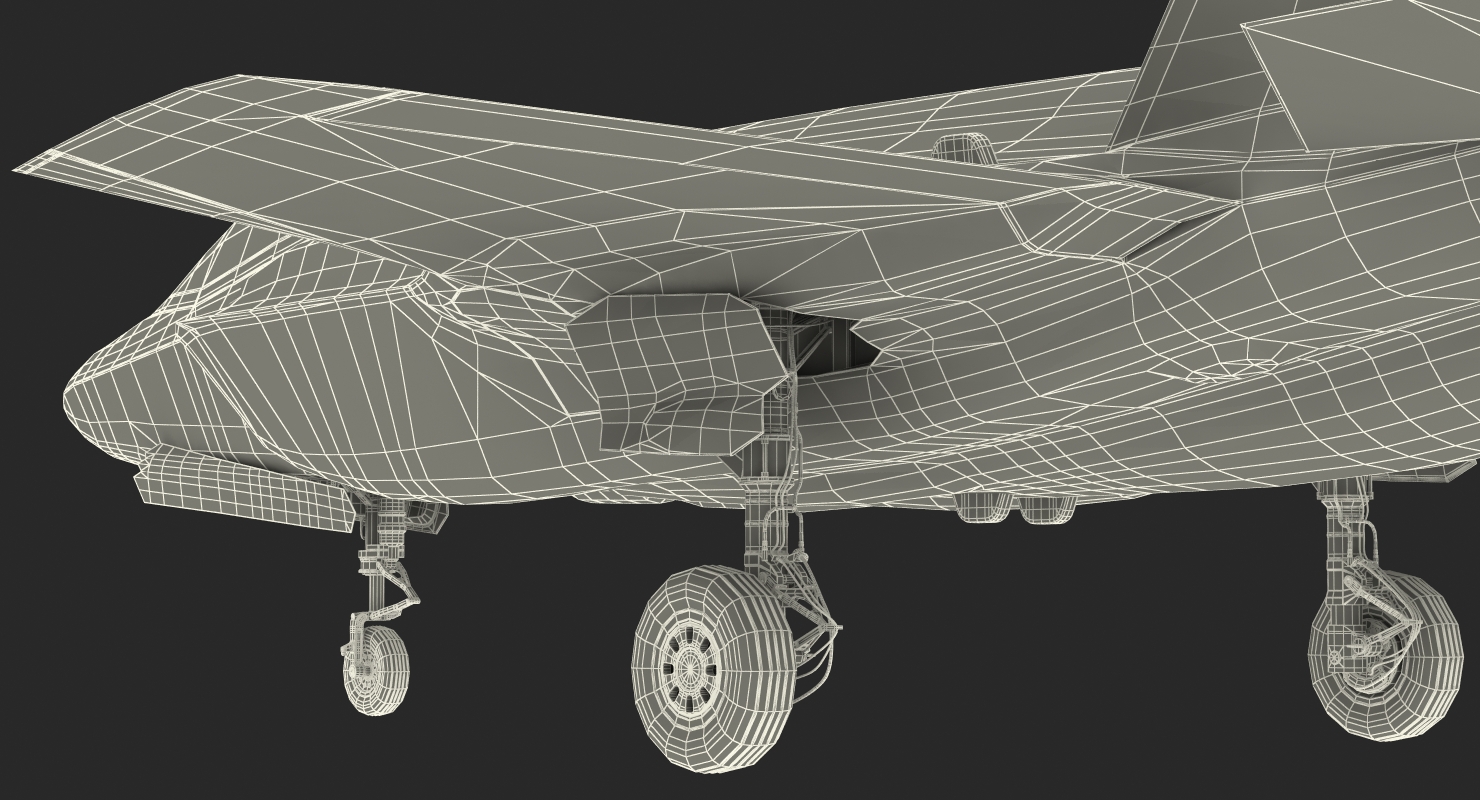 3D Stealth Multirole Fighter F 35 Lightning II model