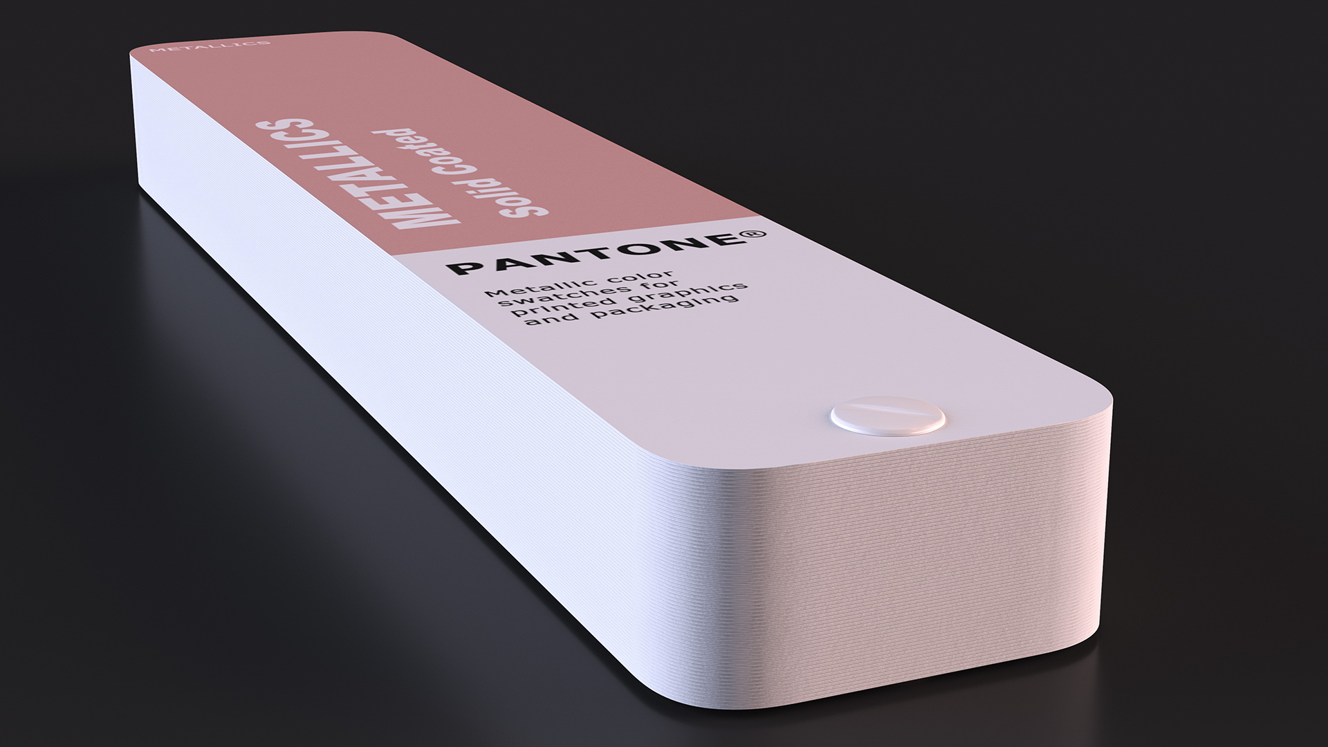 Folded Pantone Paper Color Guide 3D