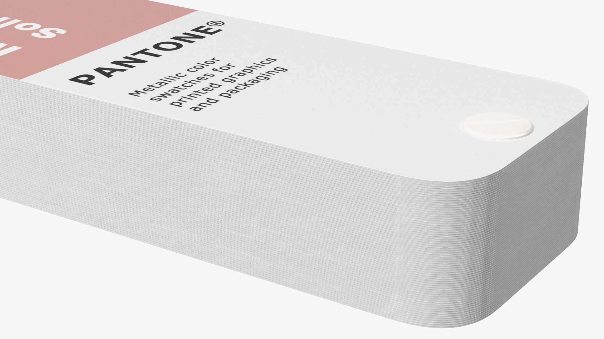 Folded Pantone Paper Color Guide 3D