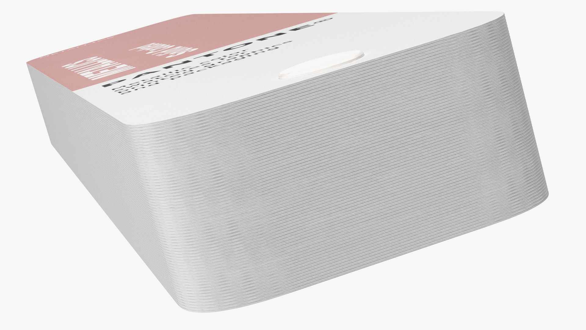 Folded Pantone Paper Color Guide 3D