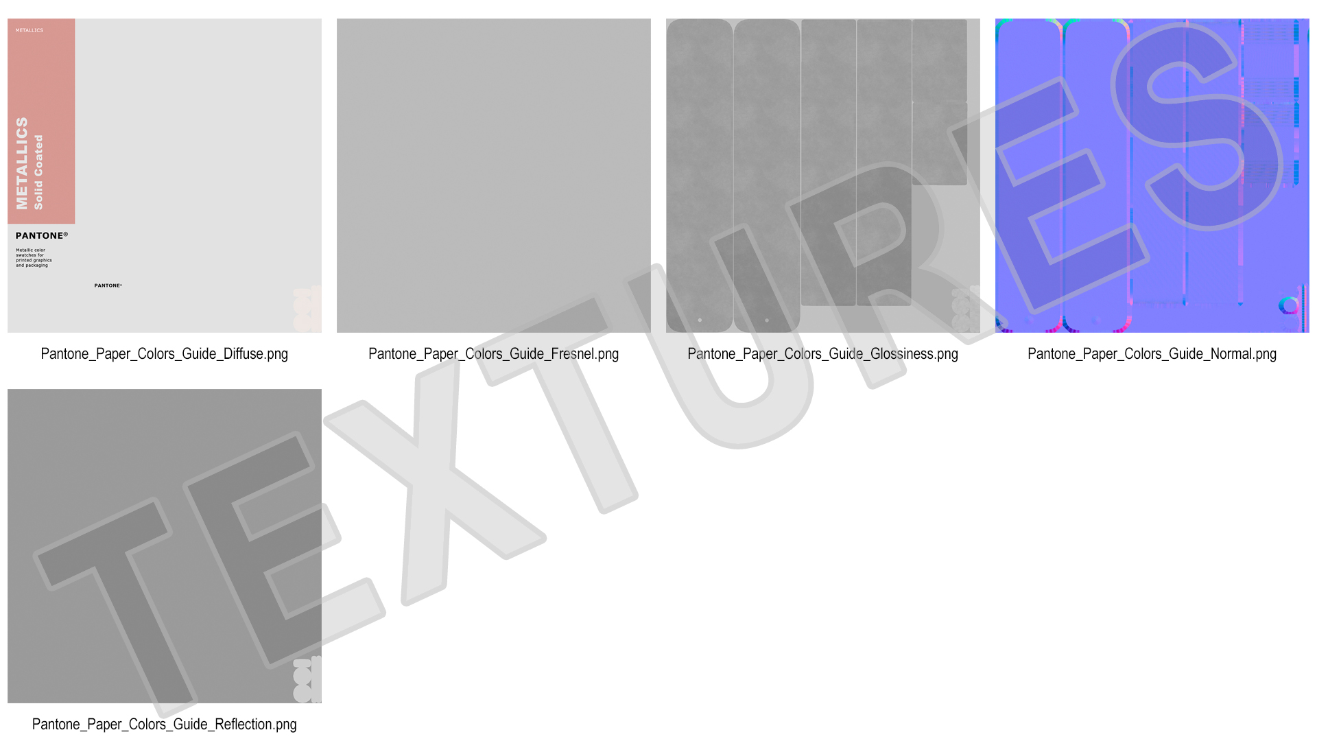 Folded Pantone Paper Color Guide 3D