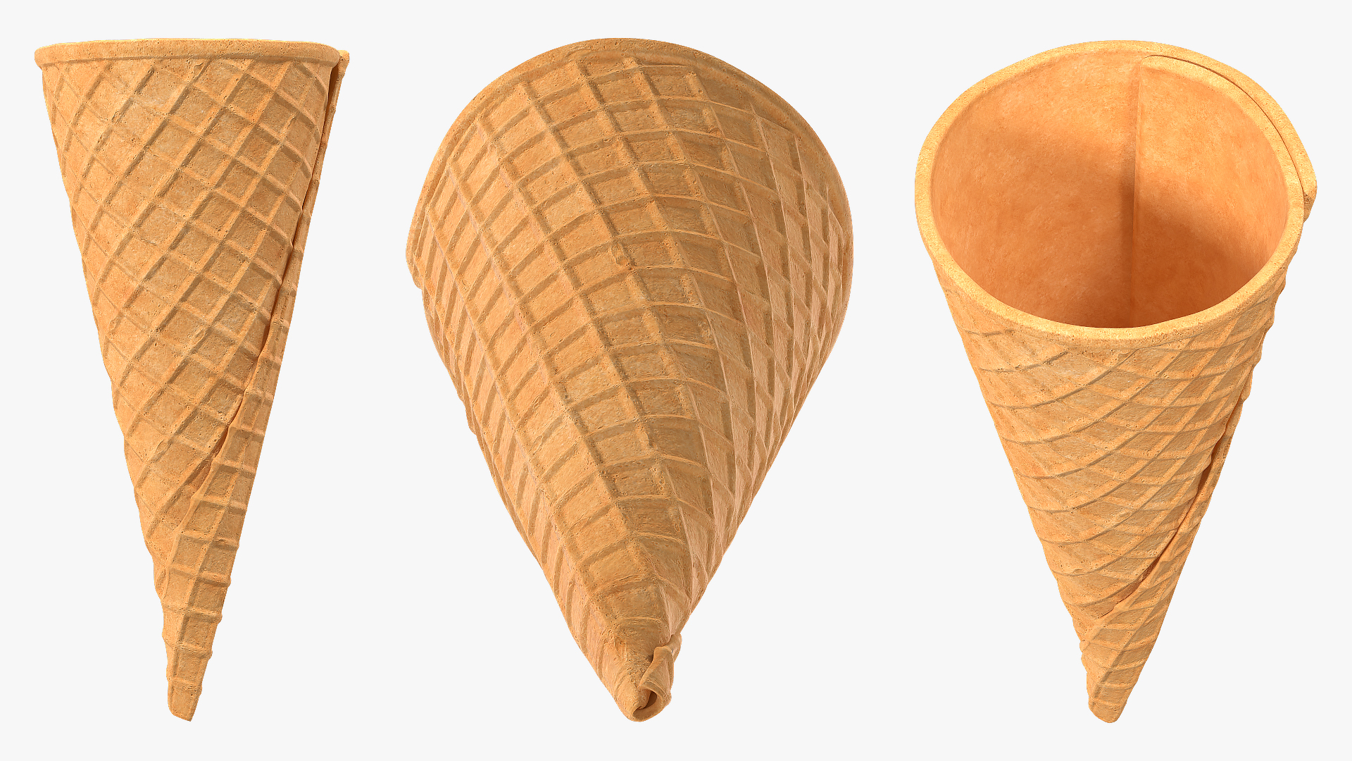 3D model Empty Ice Cream Cone