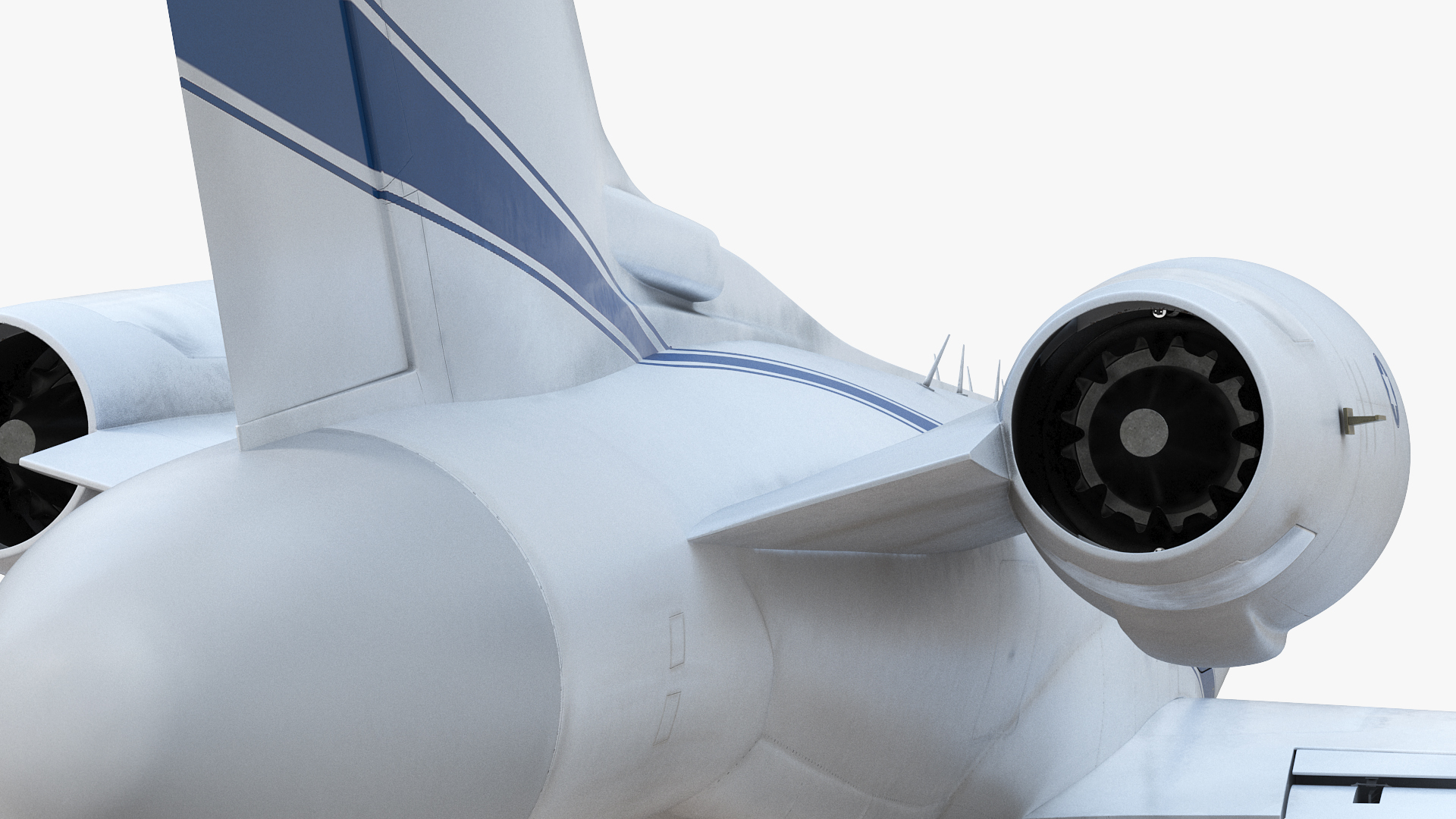 3D model CAEW G550 White in Takeoff Position