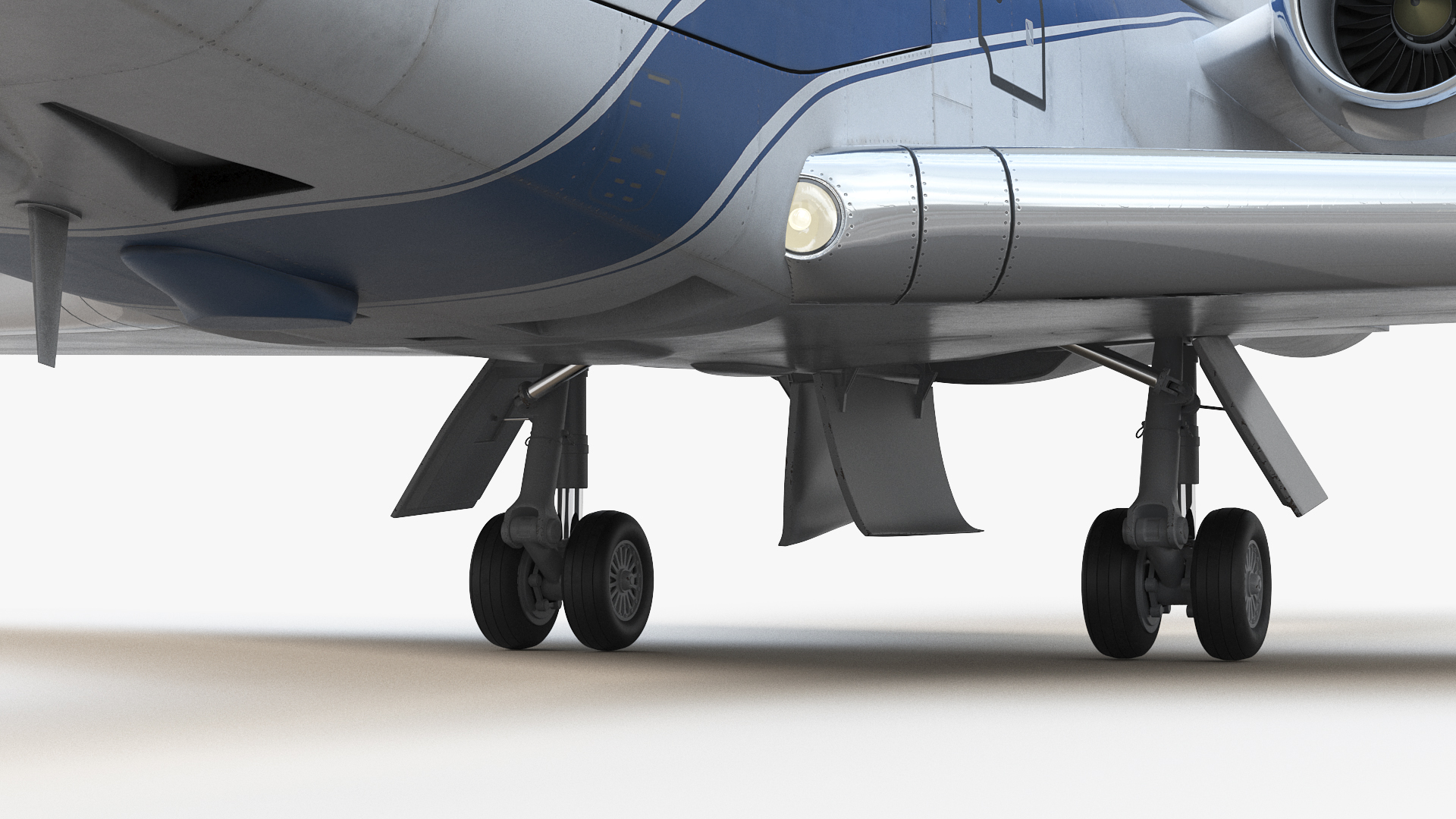 3D model CAEW G550 White in Takeoff Position