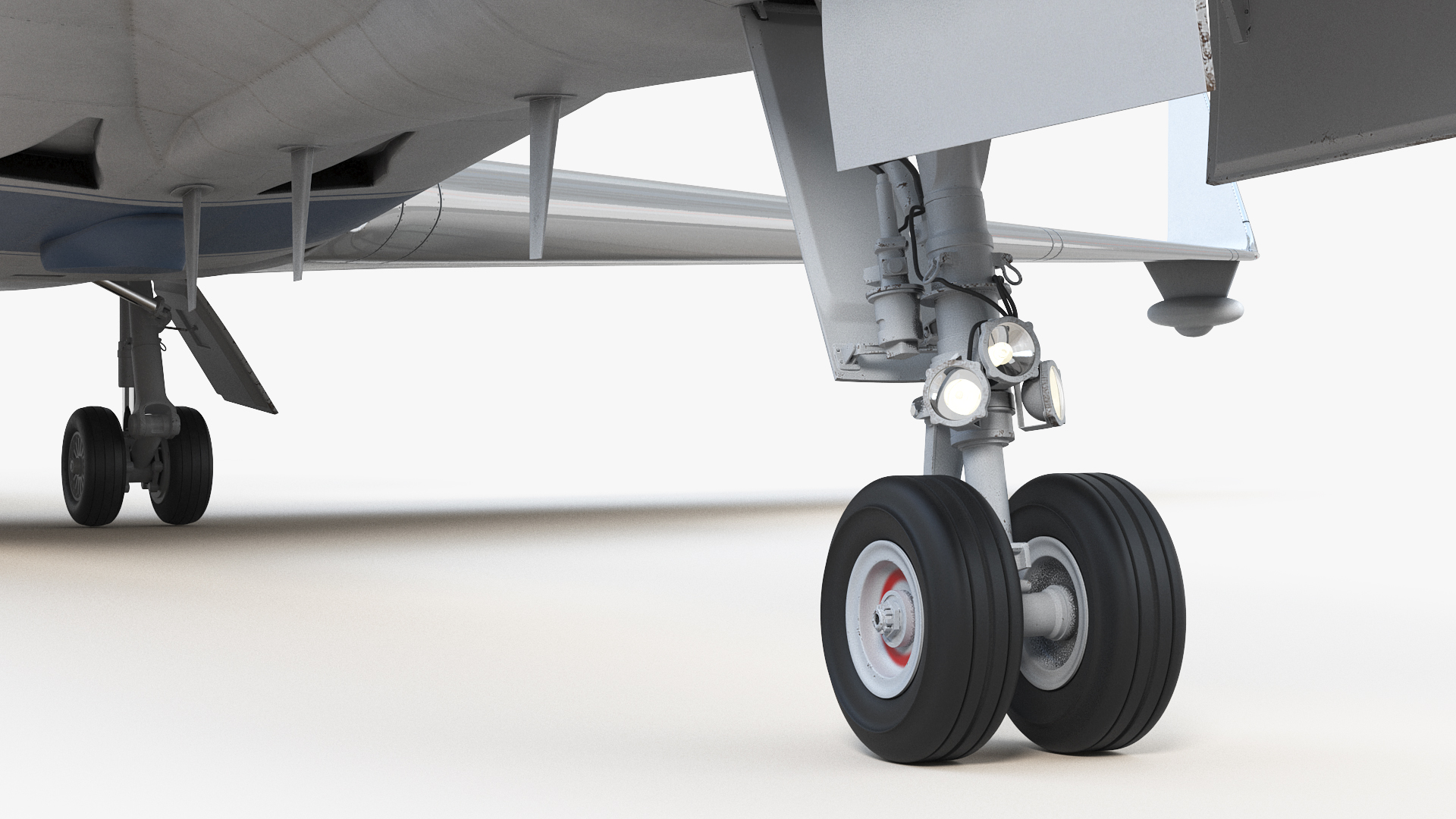 3D model CAEW G550 White in Takeoff Position