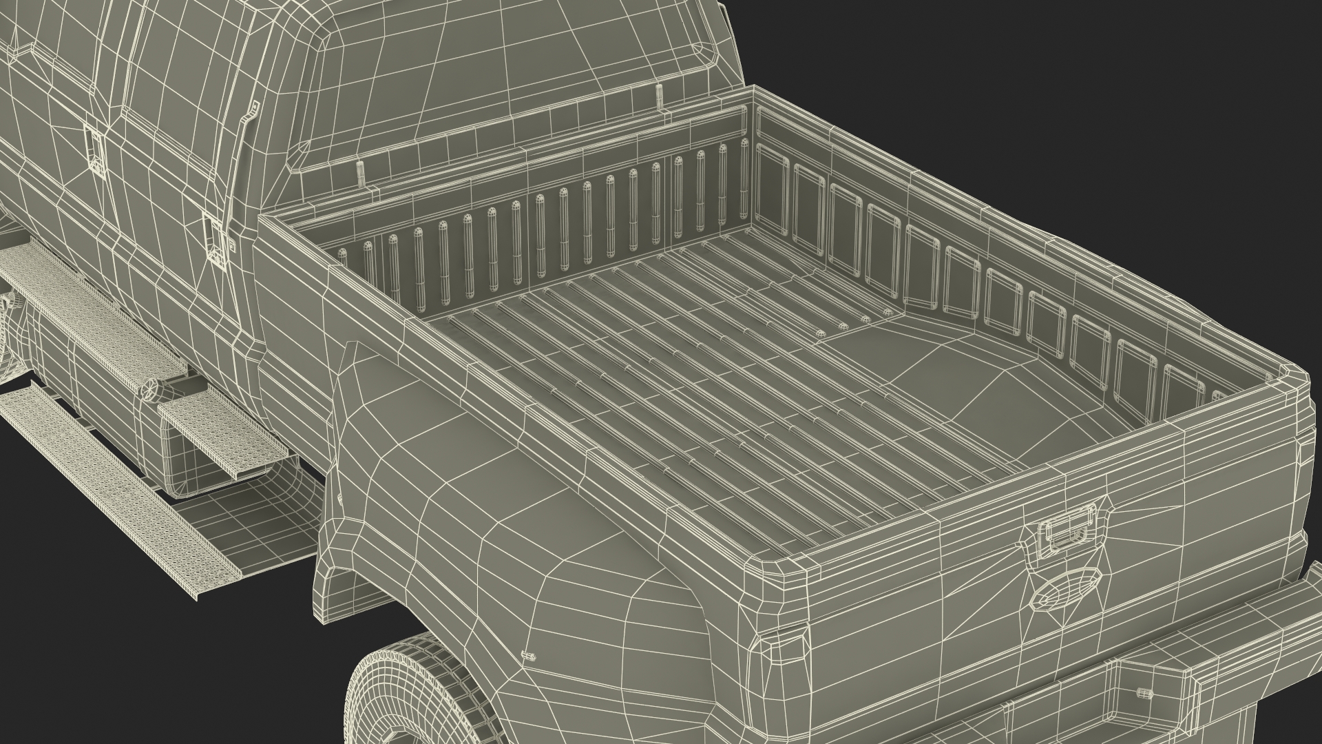 3D model Ford F-650 Supertrack Pickup Rigged
