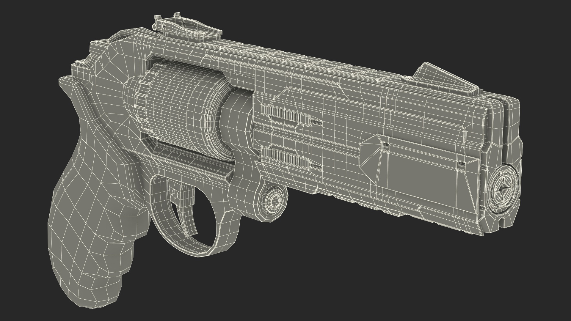 Futuristic Gun 3D model
