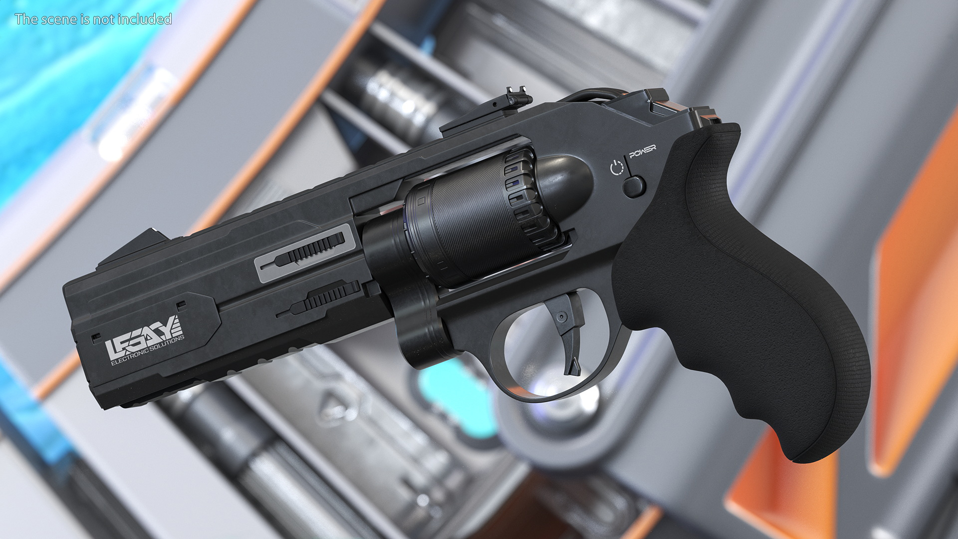 Futuristic Gun 3D model