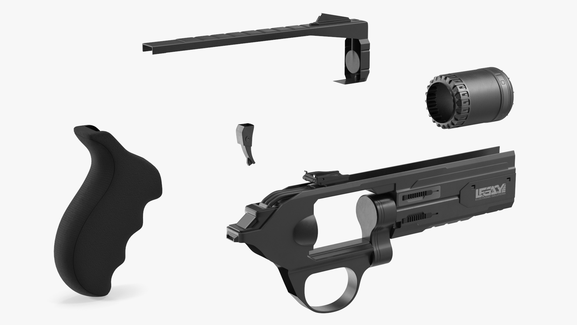 Futuristic Gun 3D model