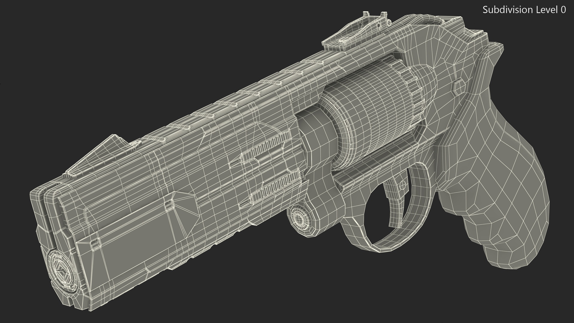 Futuristic Gun 3D model