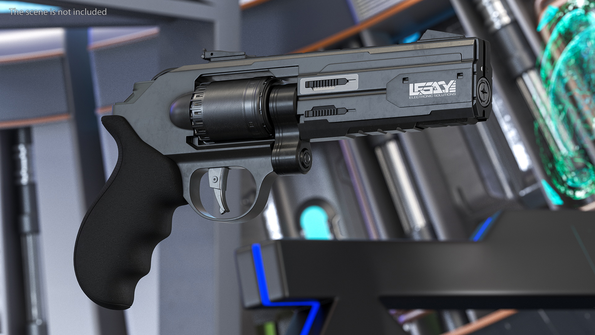 Futuristic Gun 3D model