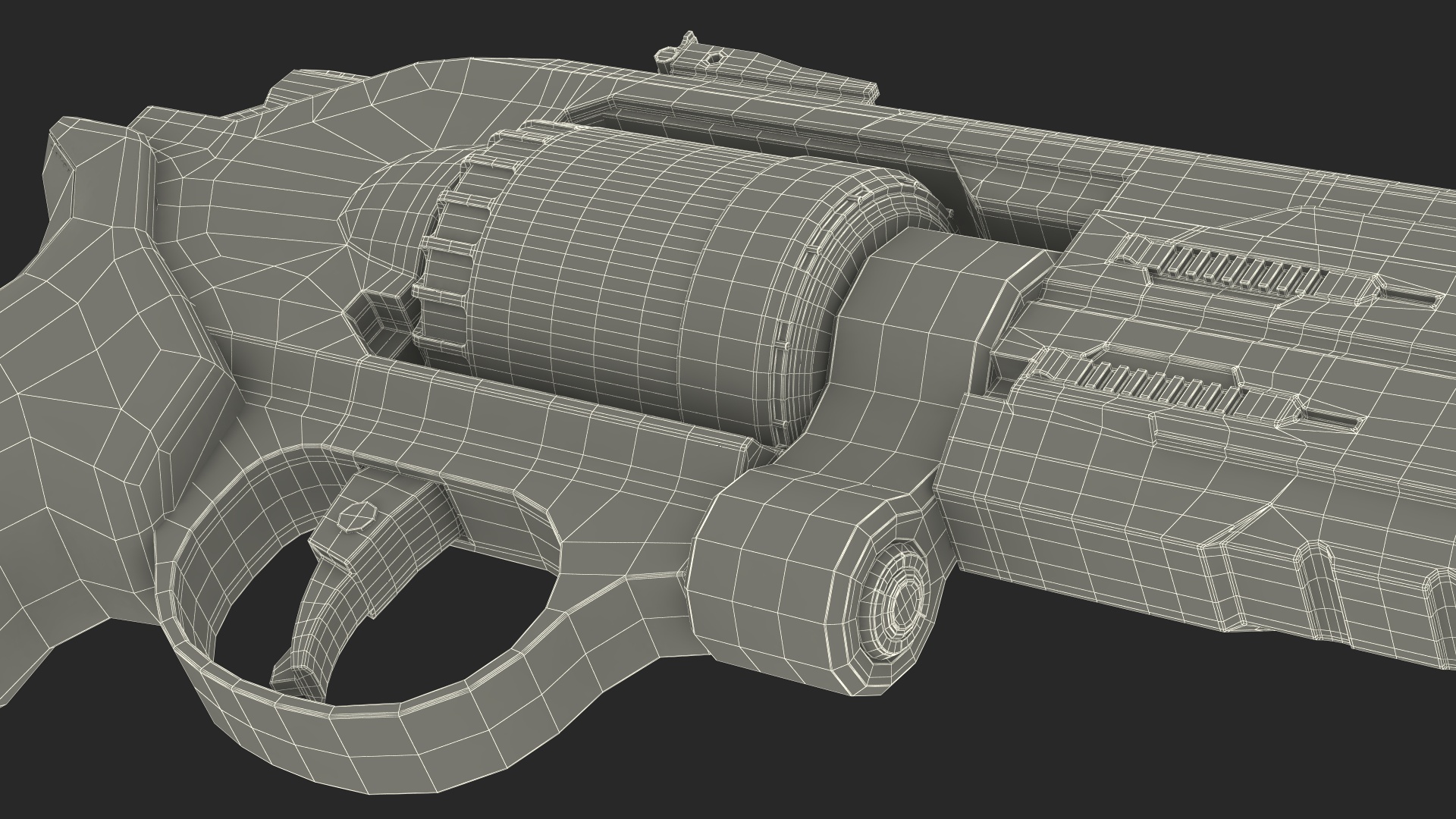 Futuristic Gun 3D model