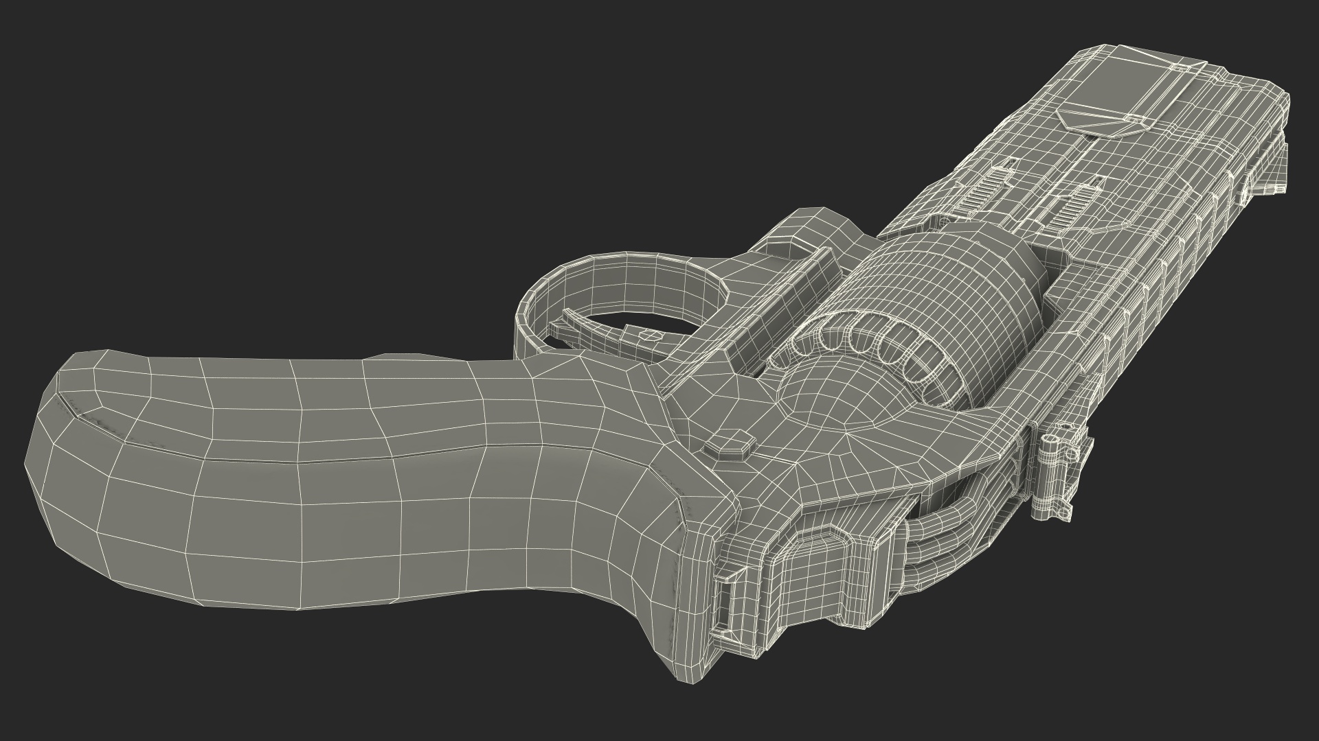 Futuristic Gun 3D model