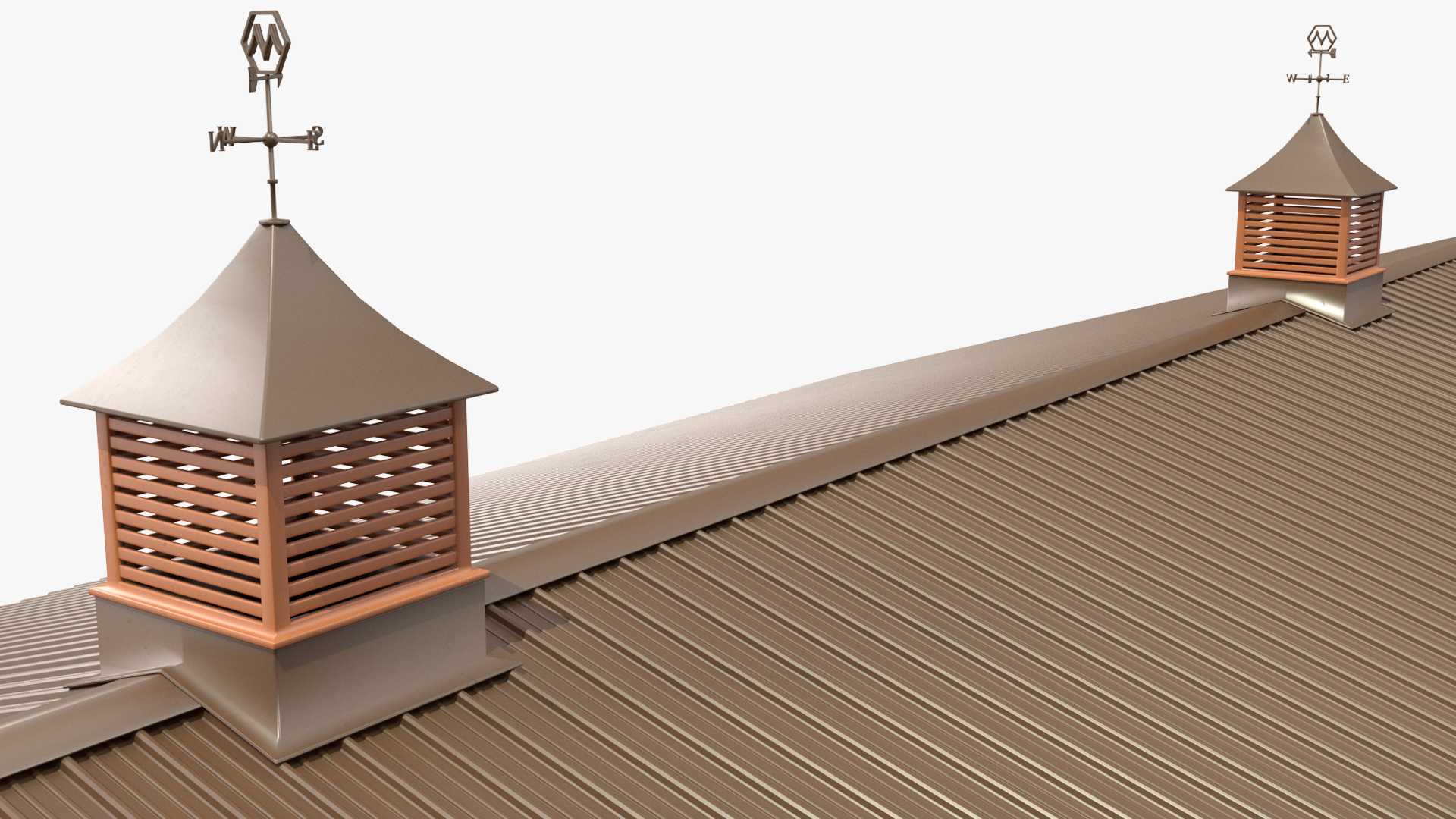3D model Compact Airplane Hangar Rigged