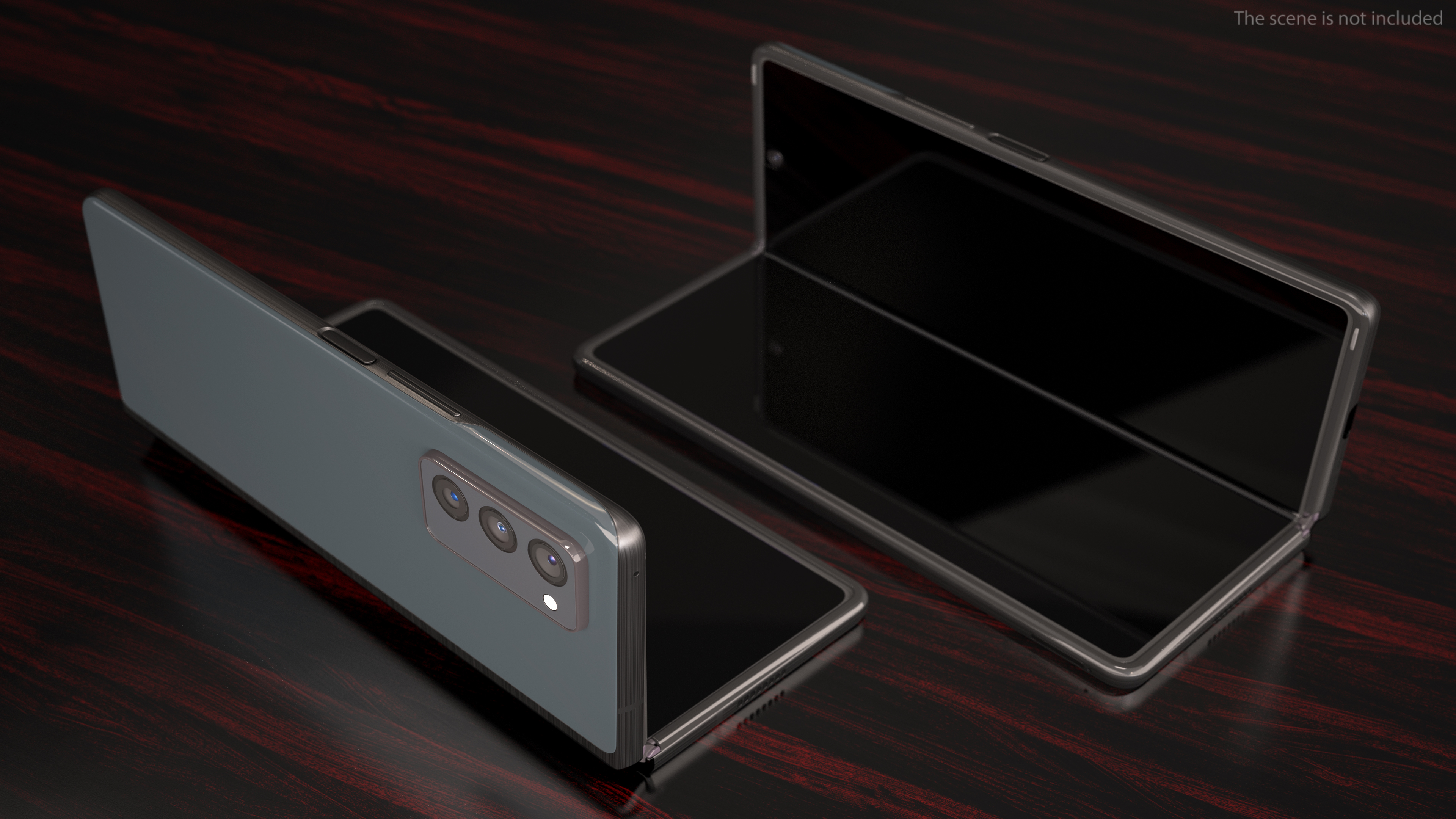 3D model Mobile Phone Black Rigged
