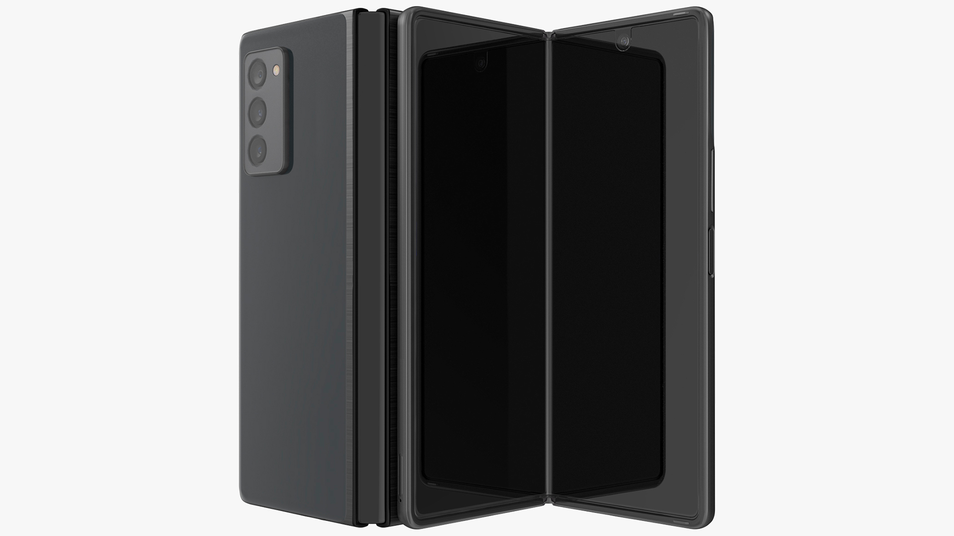 3D model Mobile Phone Black Rigged