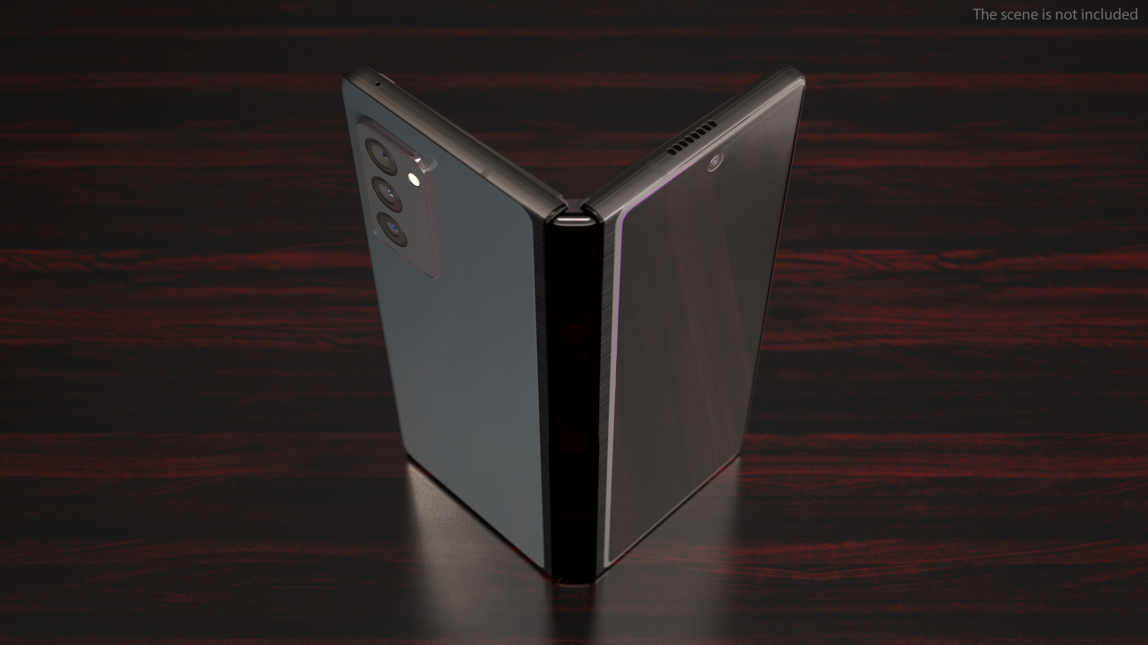 3D model Mobile Phone Black Rigged