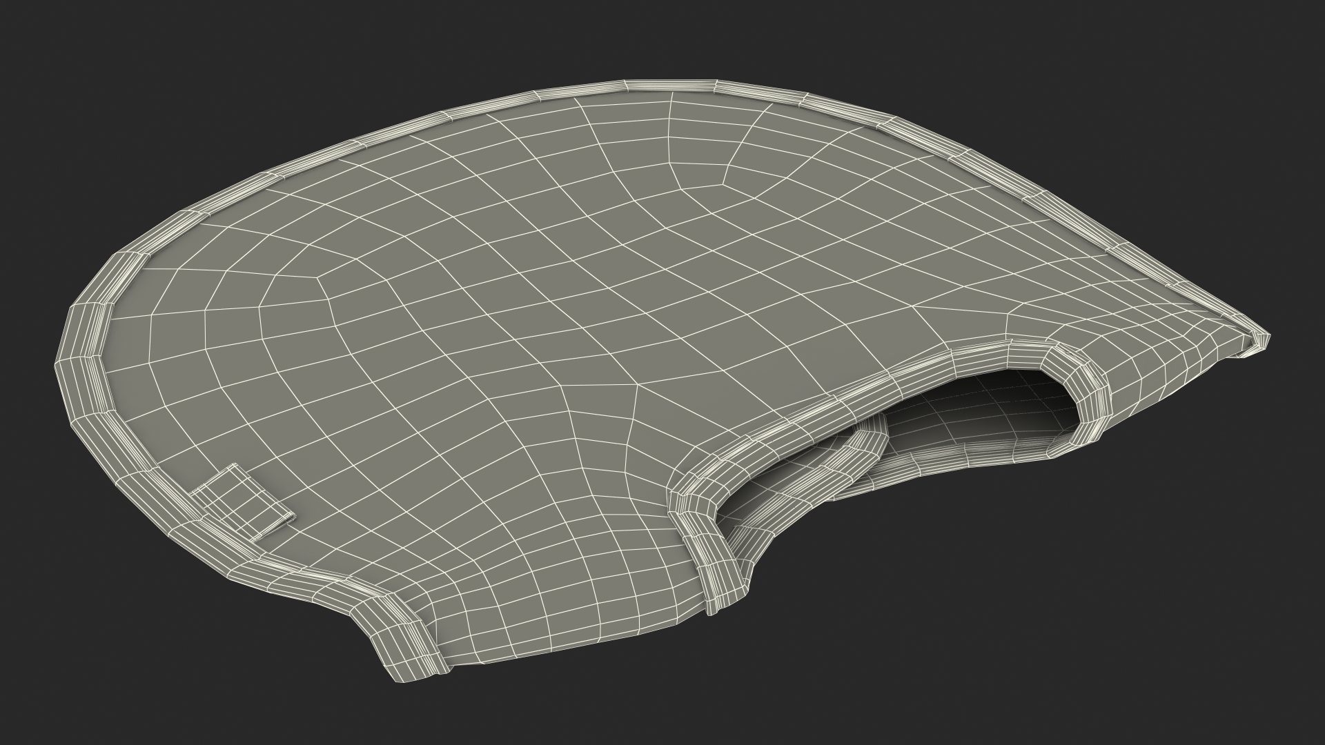 I Love My Daddy Baby Bib 3D model