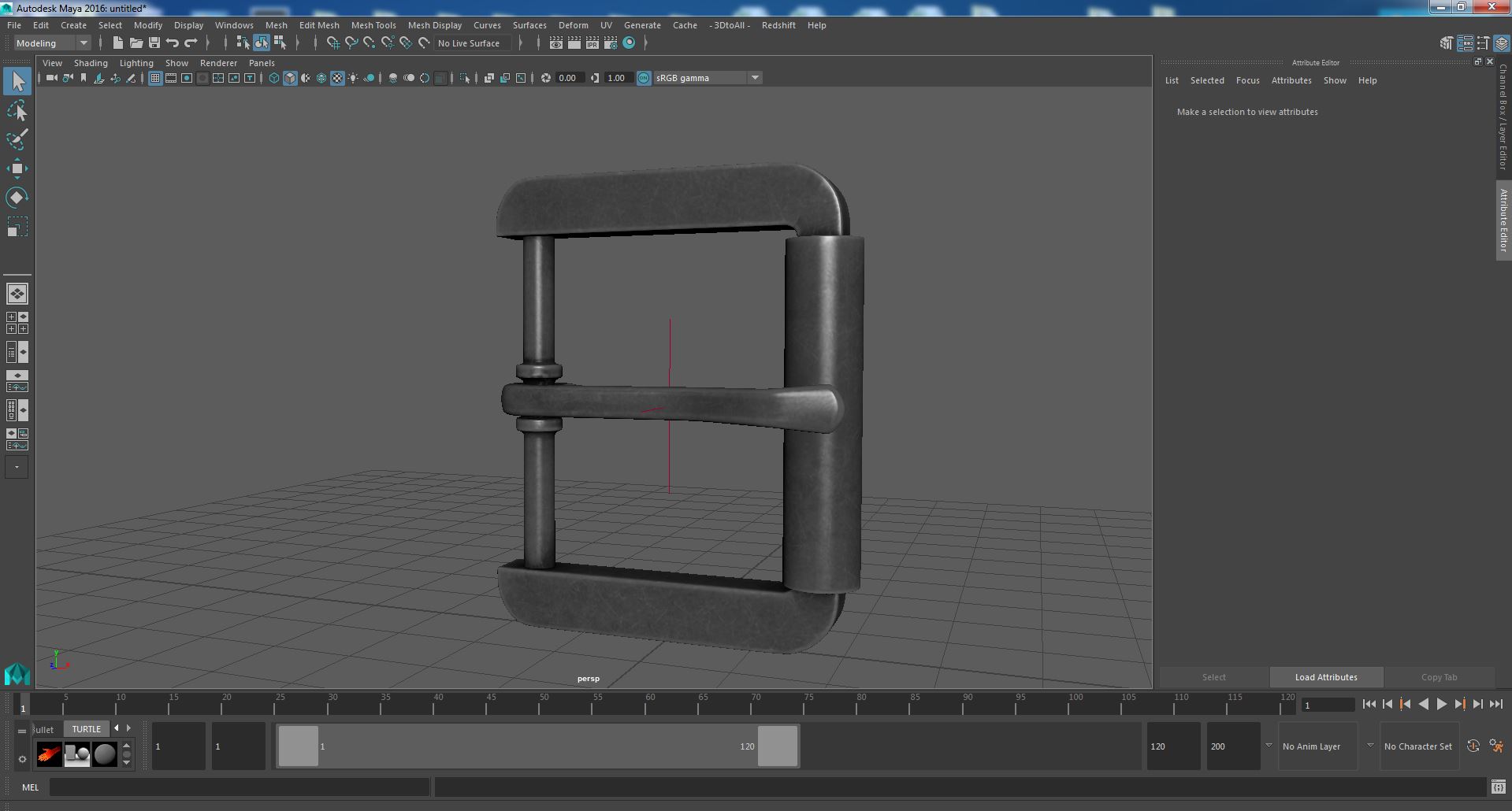 3D model Used Harsh Belt