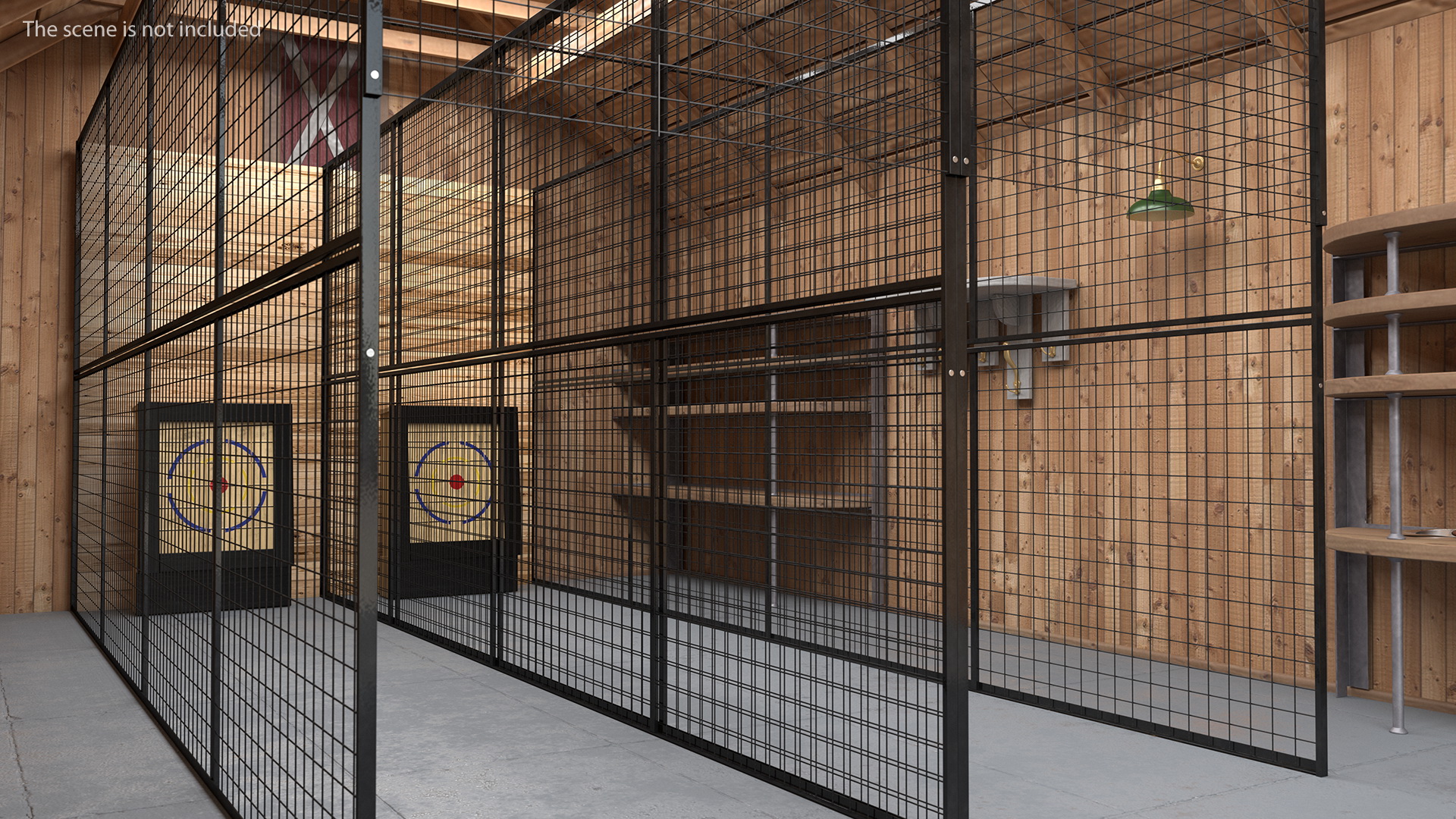 3D model Mobile Axe Throwing Range