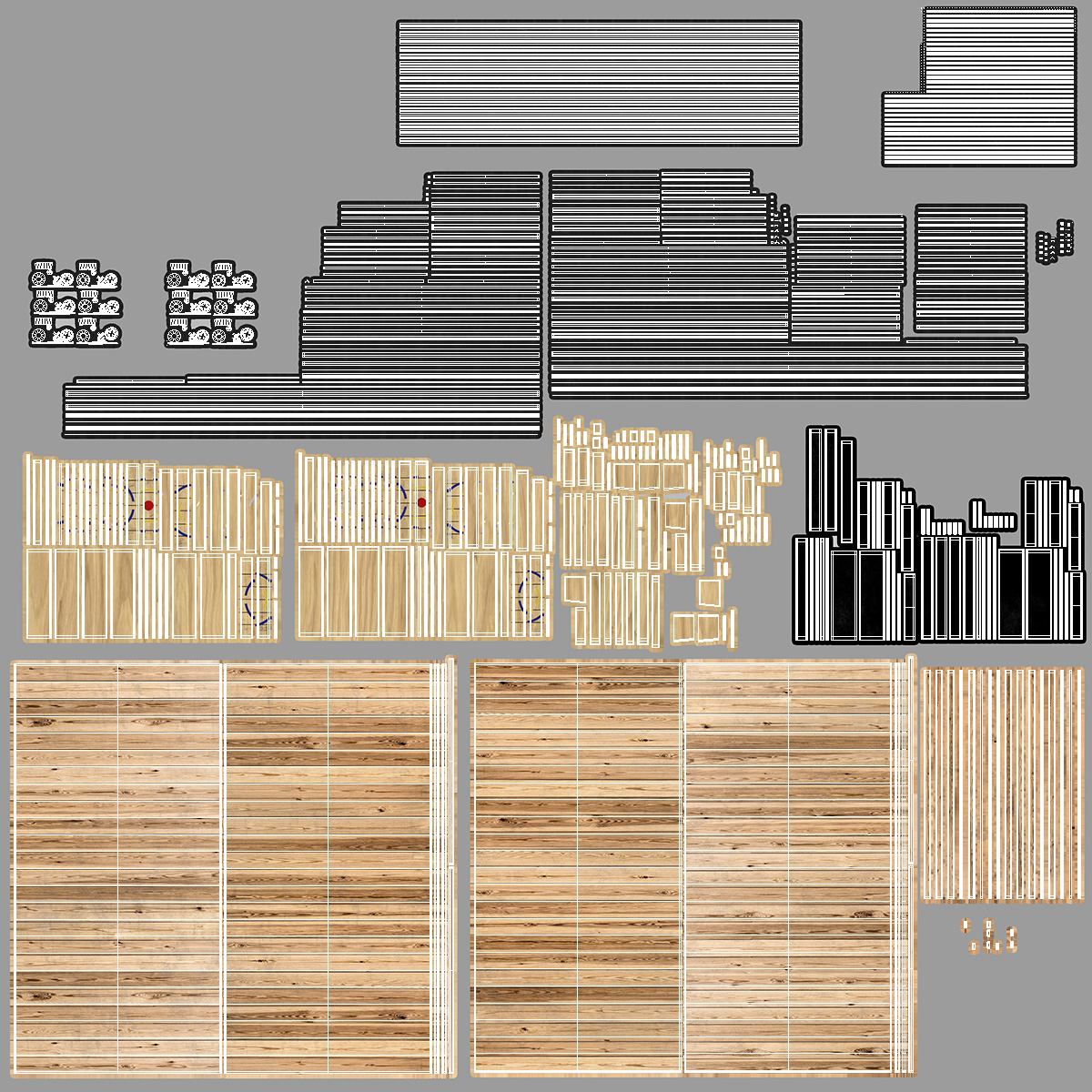3D model Mobile Axe Throwing Range