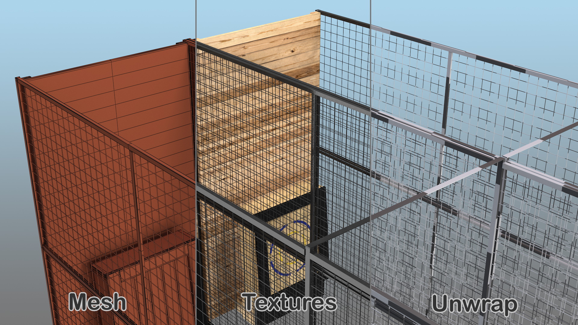 3D model Mobile Axe Throwing Range