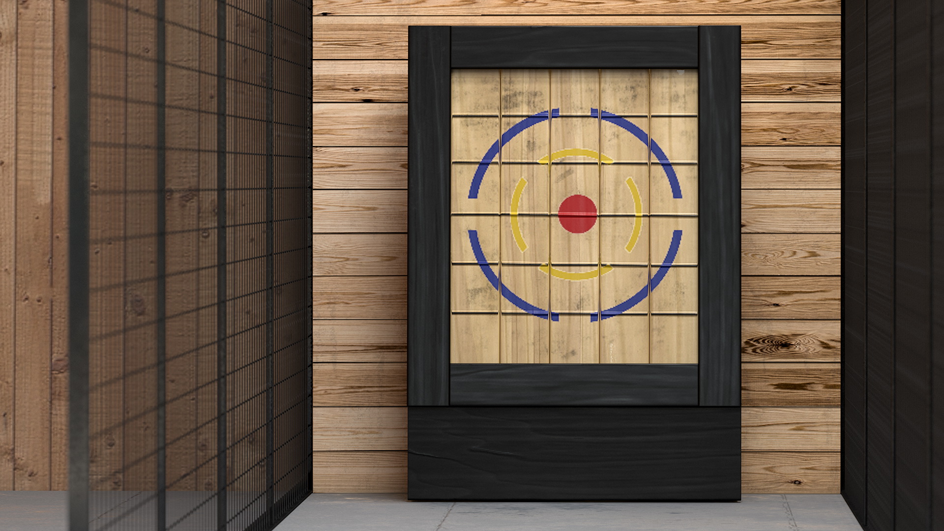 3D model Mobile Axe Throwing Range