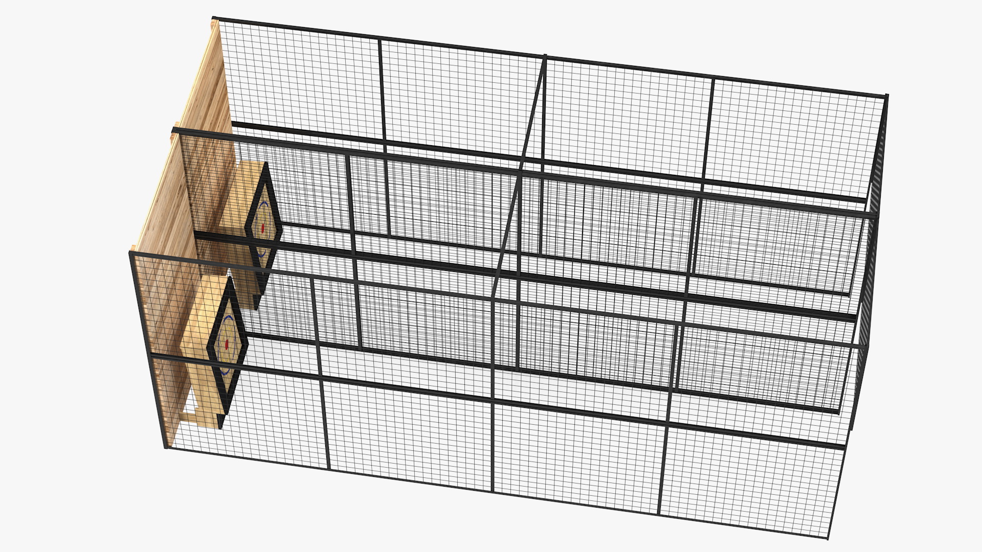3D model Mobile Axe Throwing Range