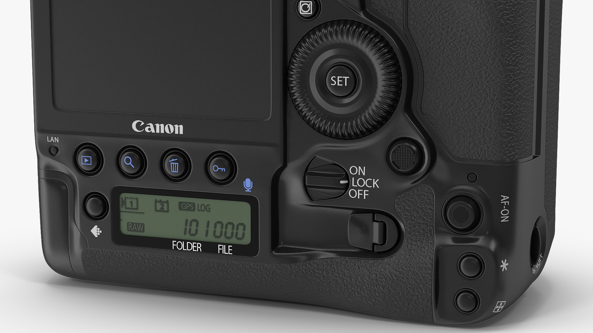 3D Canon EOS 1DX MarkIII DSLR Camera model