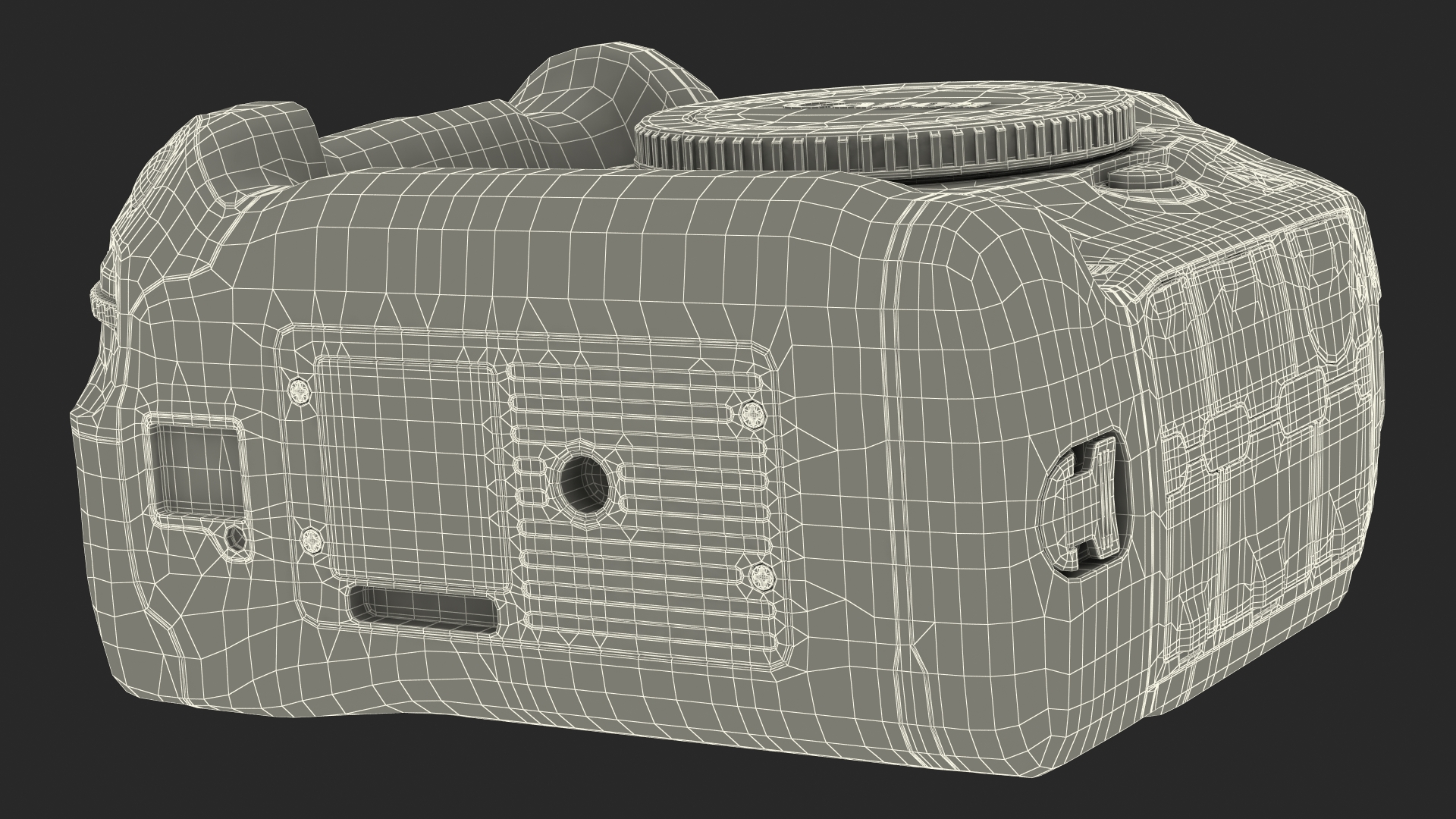 3D Canon EOS 1DX MarkIII DSLR Camera model