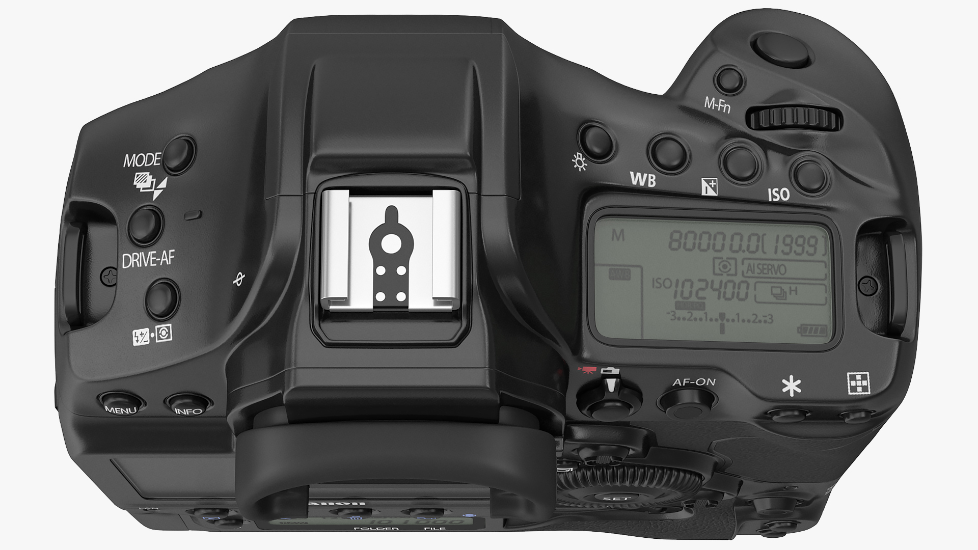 3D Canon EOS 1DX MarkIII DSLR Camera model