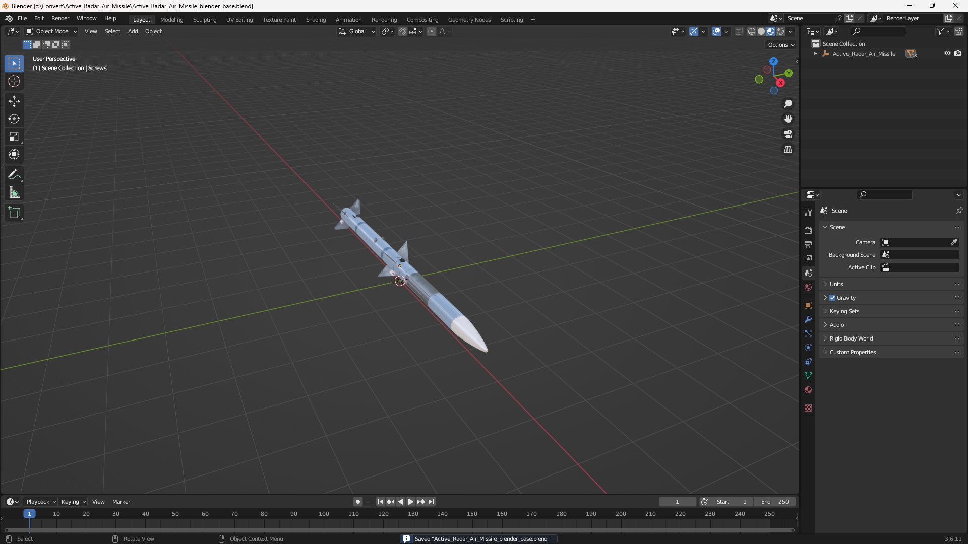 Active Radar Air Missile - view 10