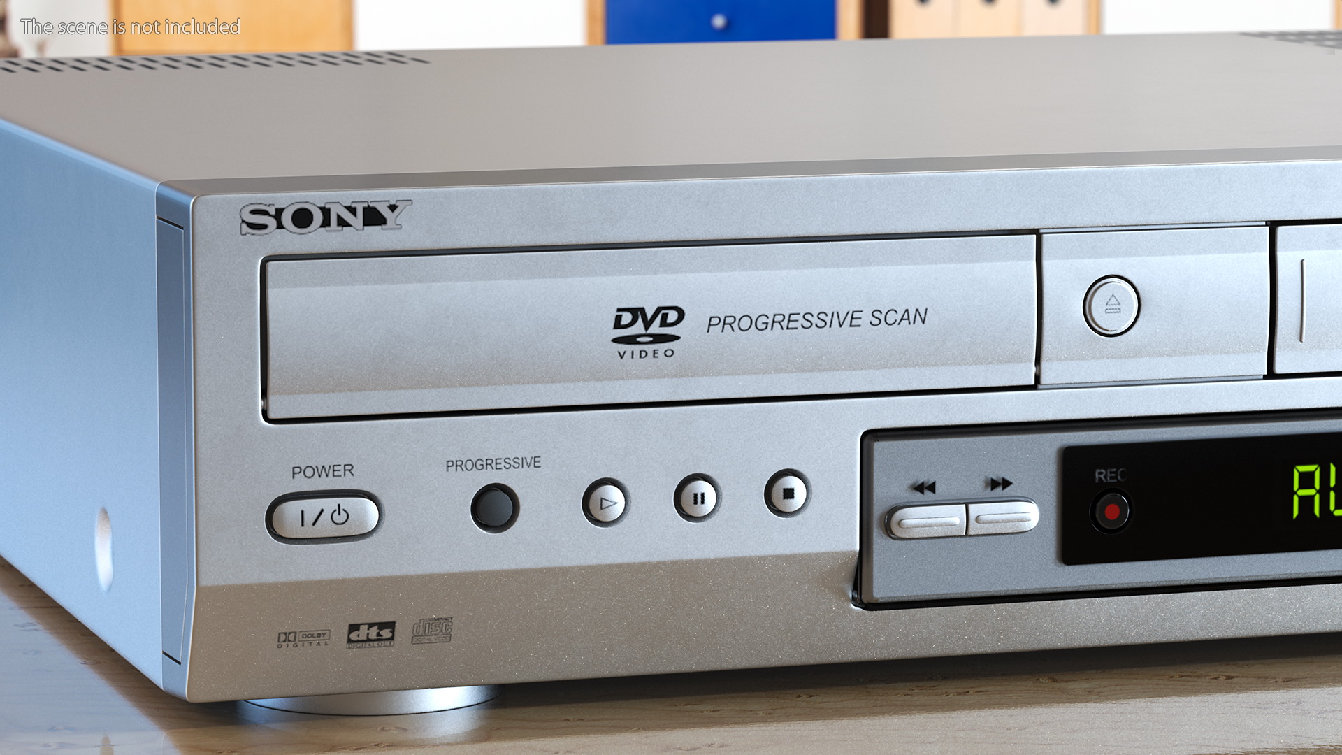 Sony SLV D300P Combo Player Video Cassette Recorder ON 3D model