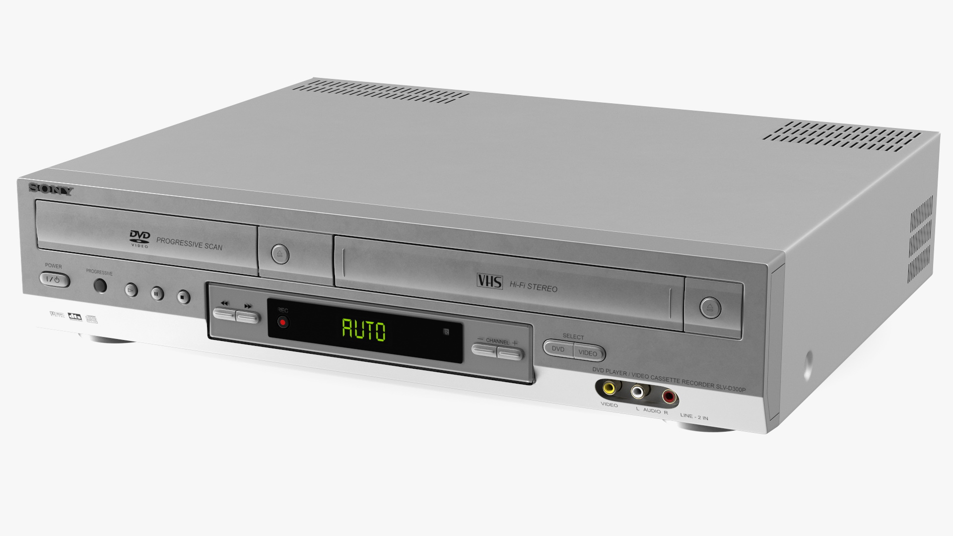 Sony SLV D300P Combo Player Video Cassette Recorder ON 3D model