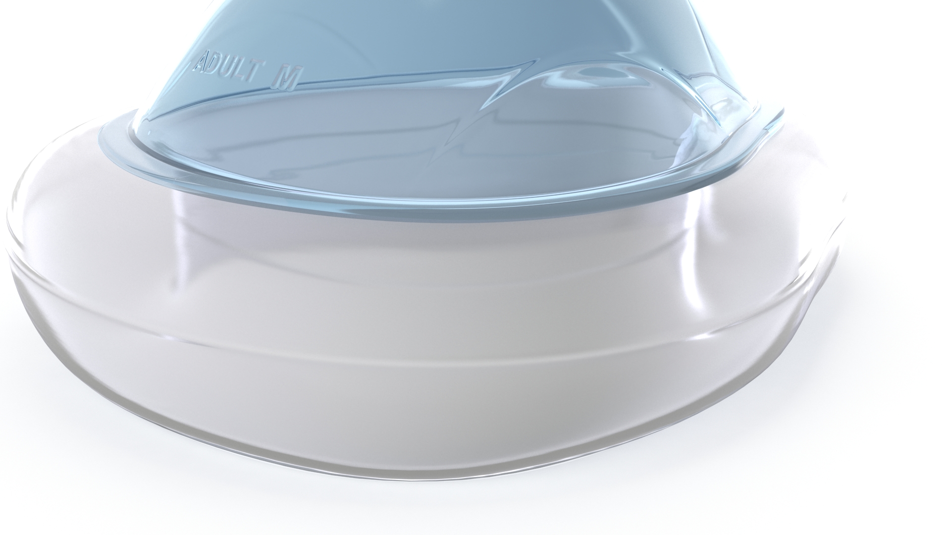 Adult CPR Face Mask 3D model