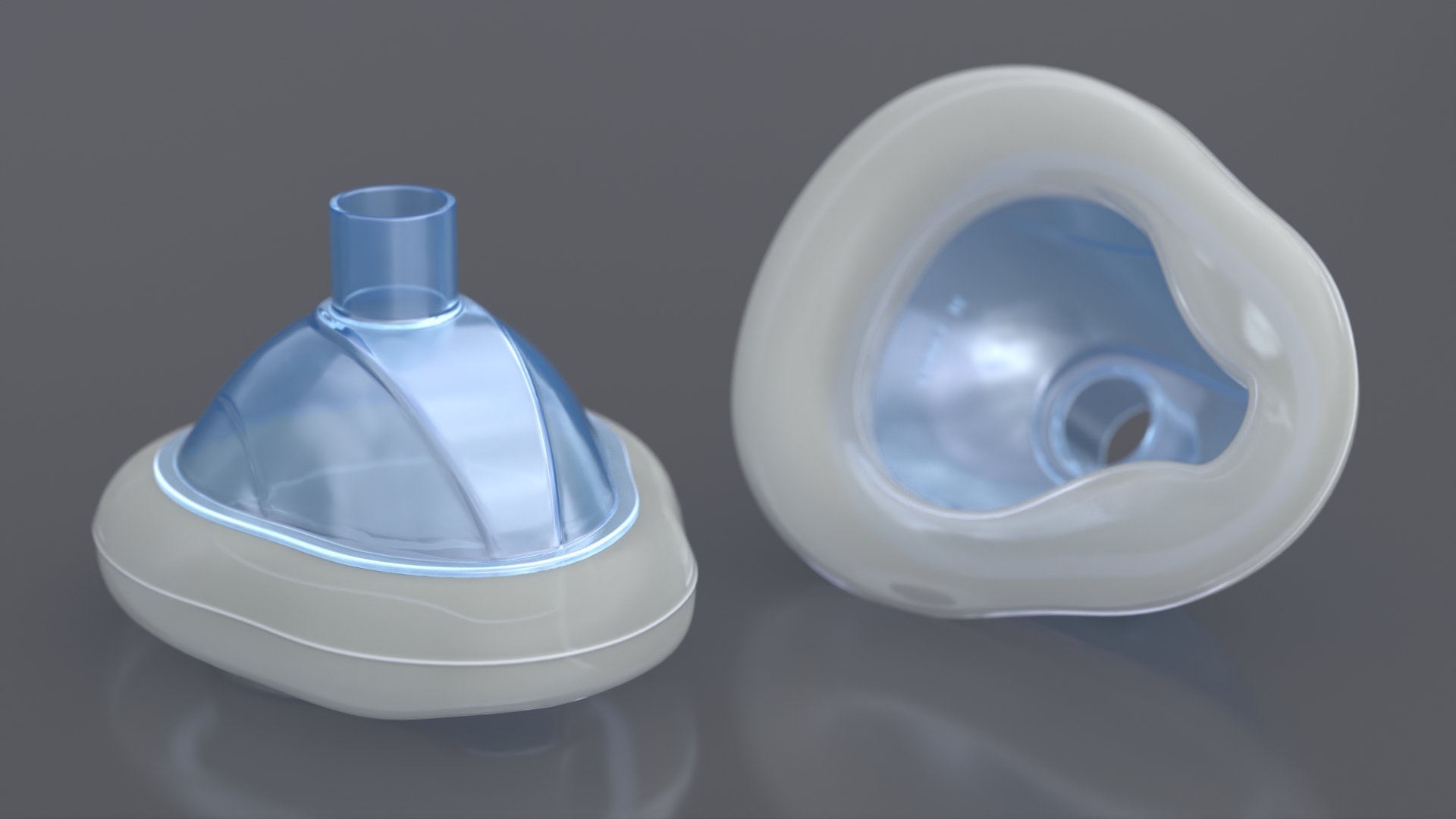 Adult CPR Face Mask 3D model