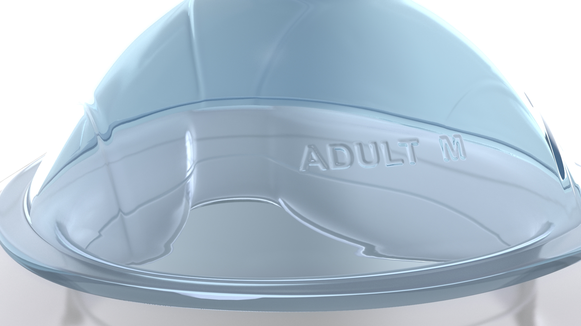 Adult CPR Face Mask 3D model