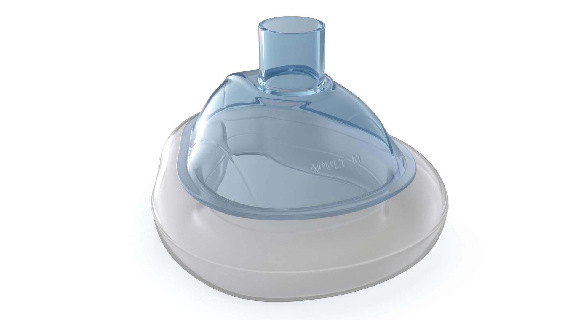 Adult CPR Face Mask 3D model