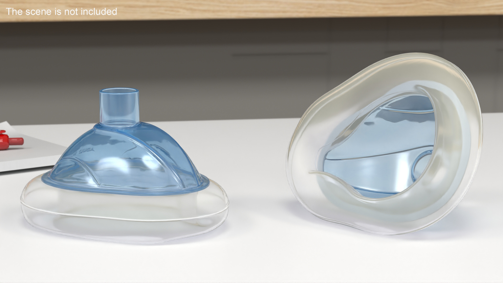 Adult CPR Face Mask 3D model
