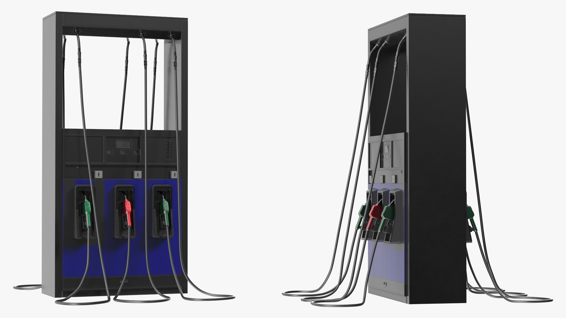 Gas Pump Black 3D model