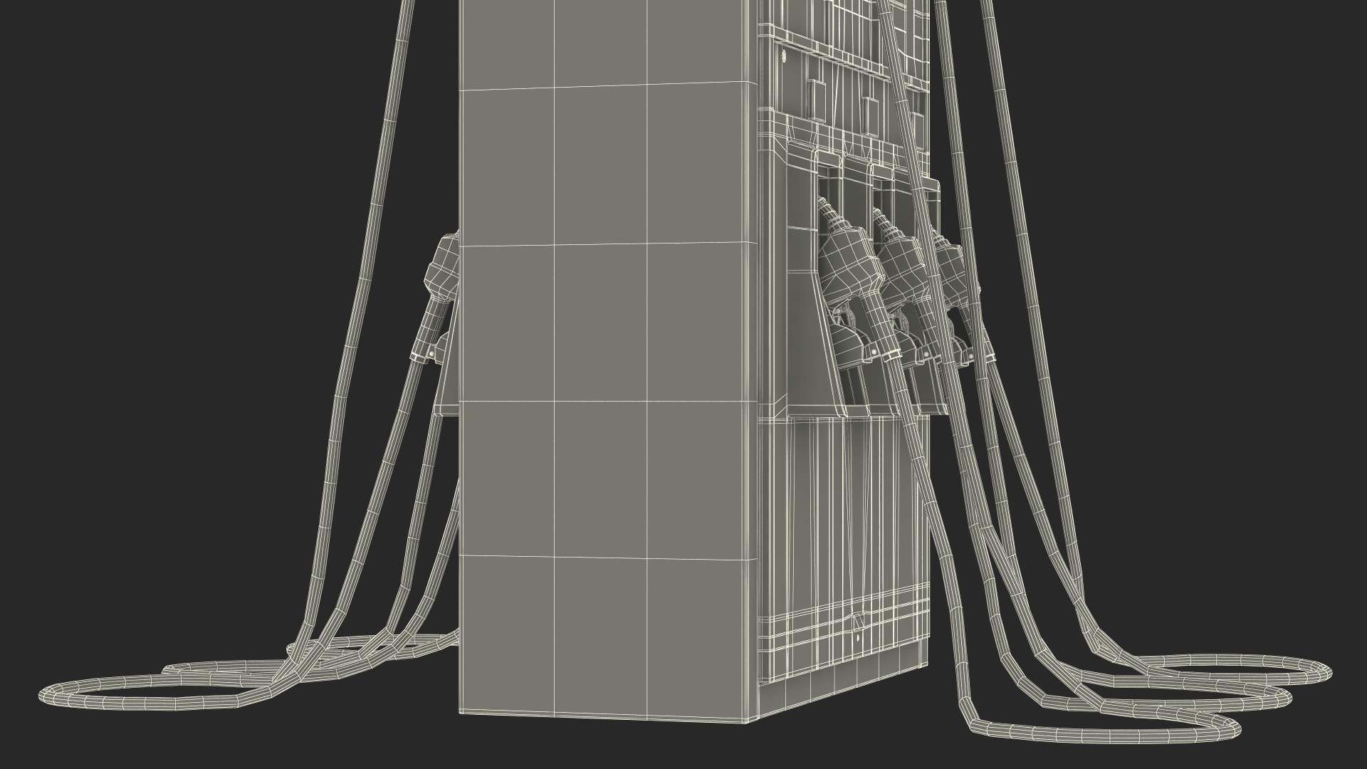 Gas Pump Black 3D model