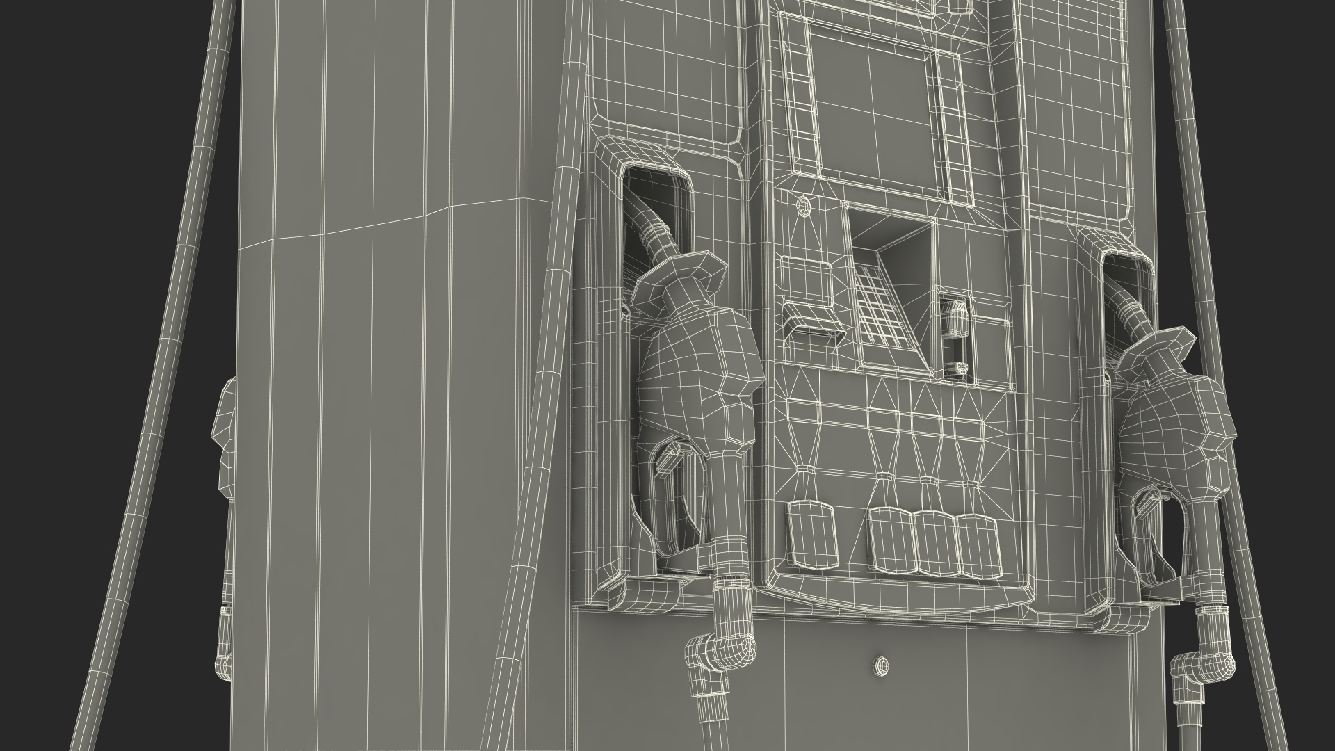 3D model Gas Pump