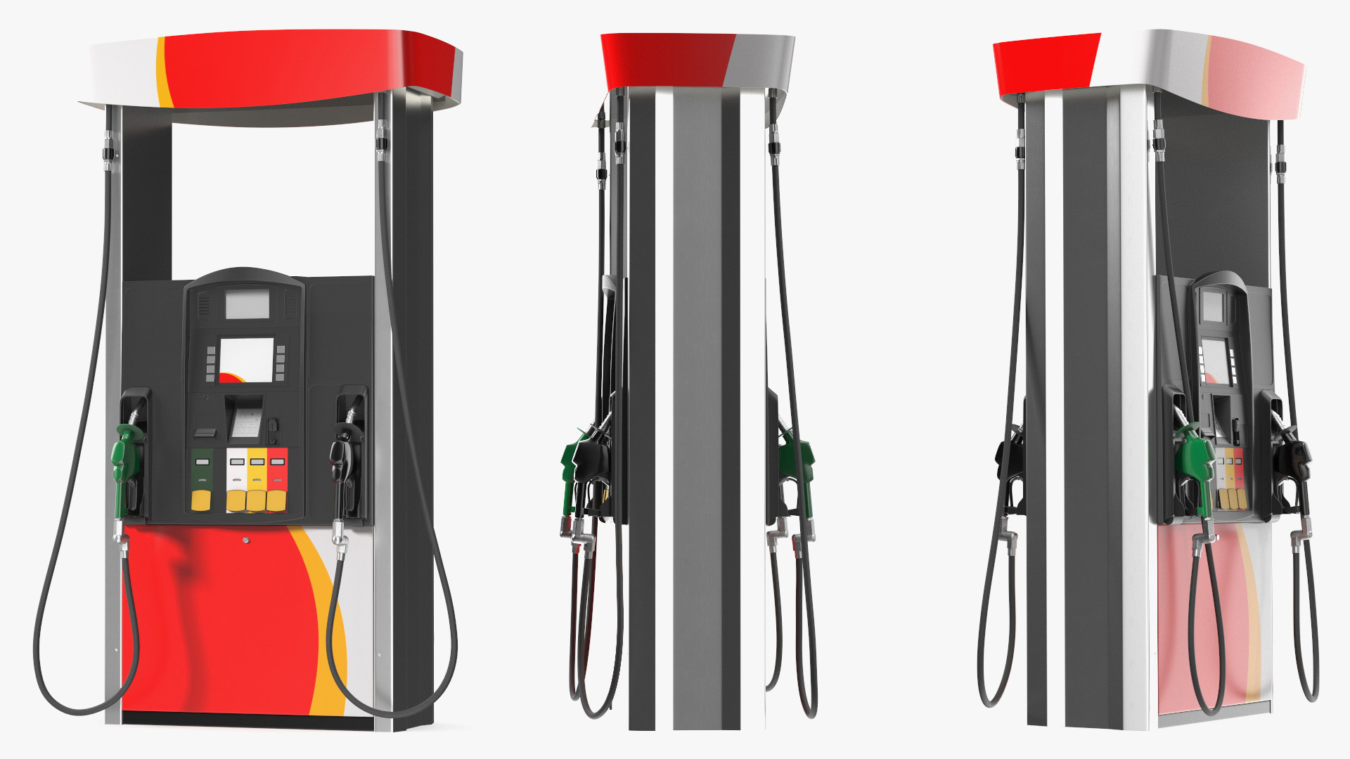 3D model Gas Pump