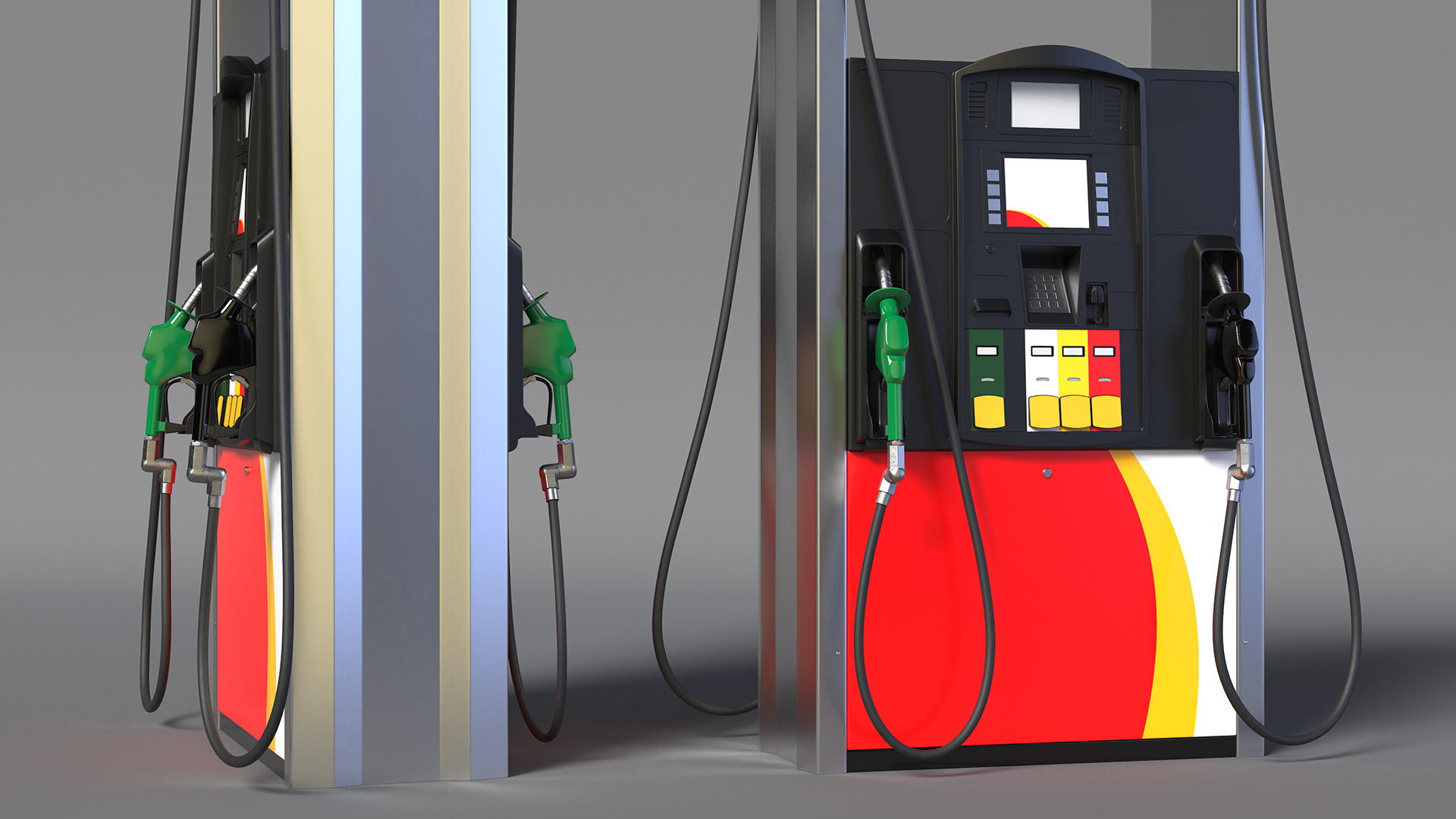 3D model Gas Pump