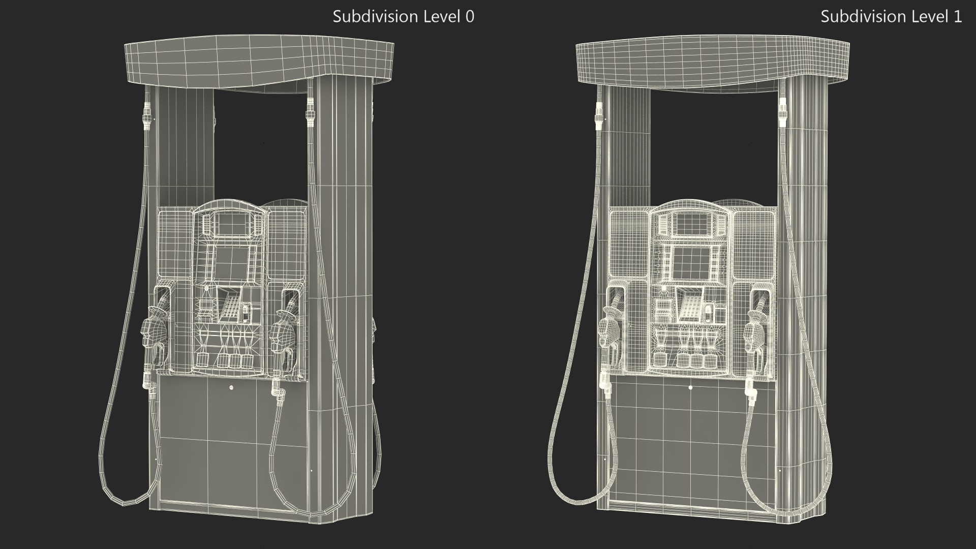 3D model Gas Pump