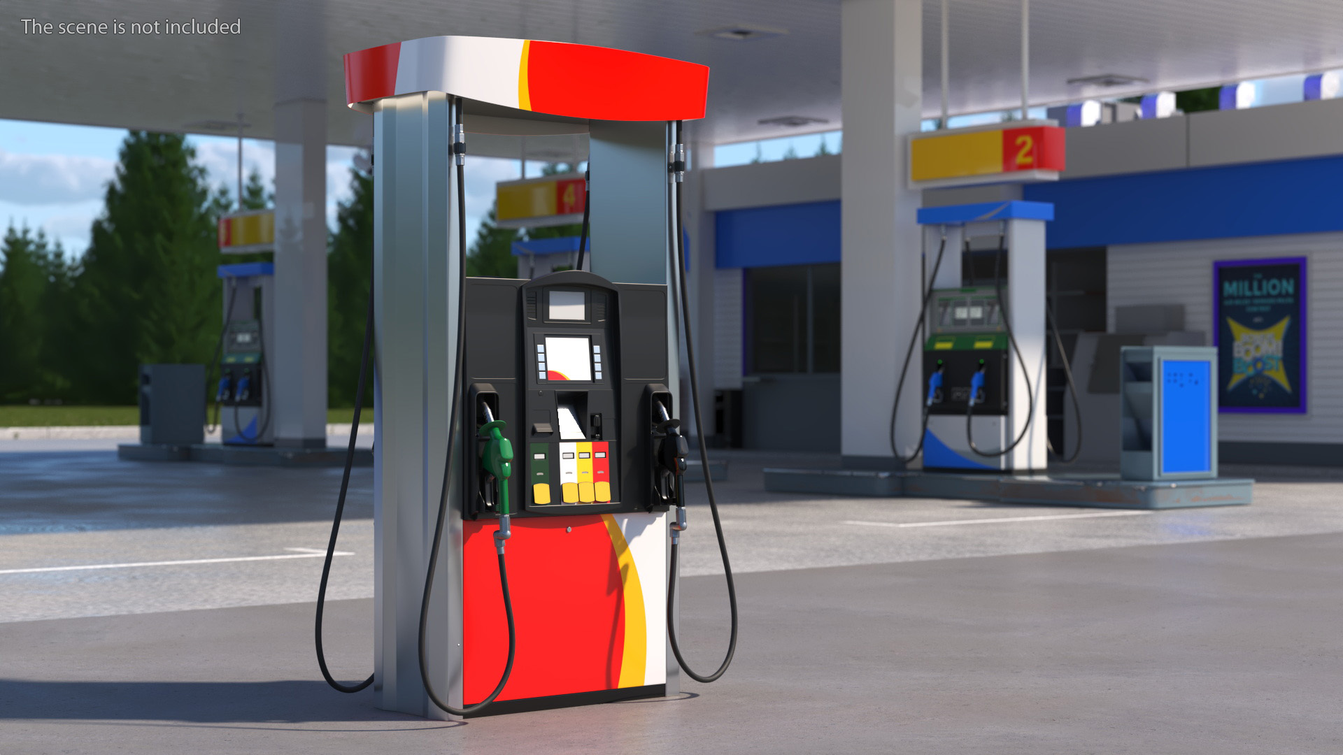 3D model Gas Pump