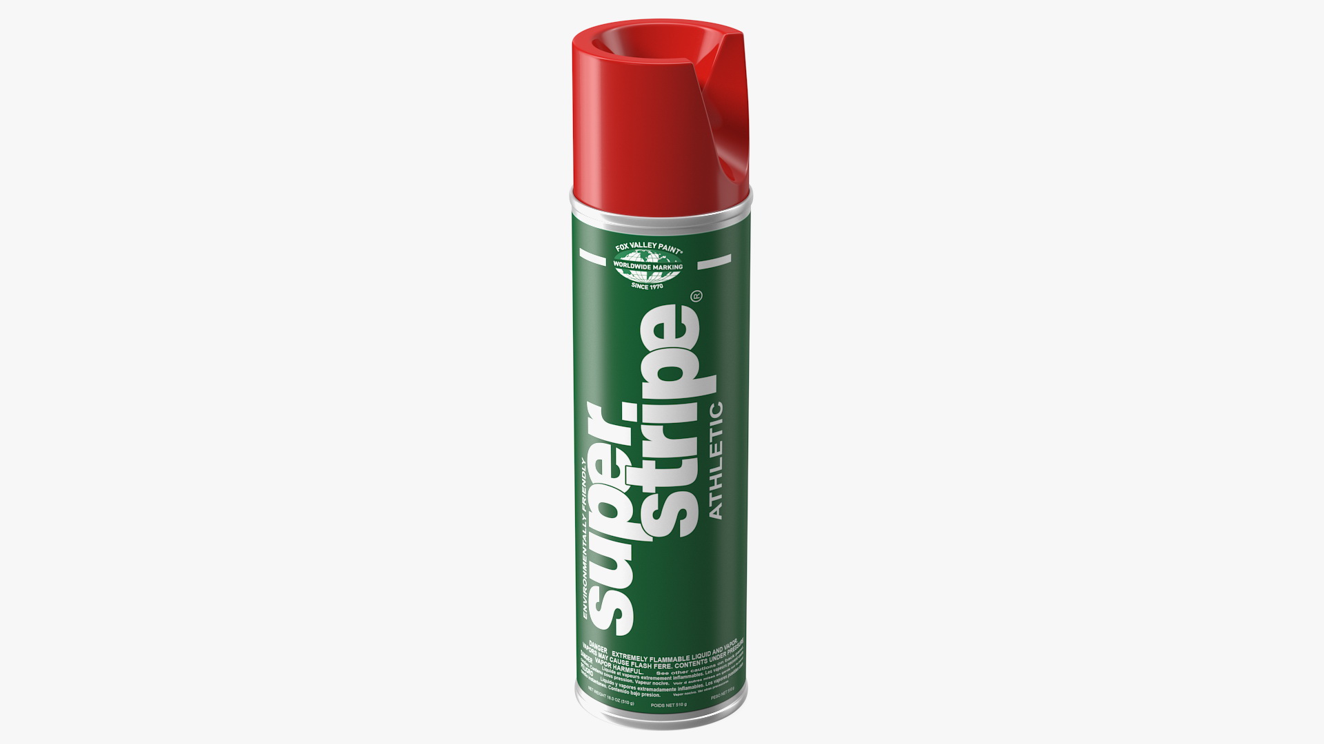 3D Fox Valley Super Stripe Athletic Paint model
