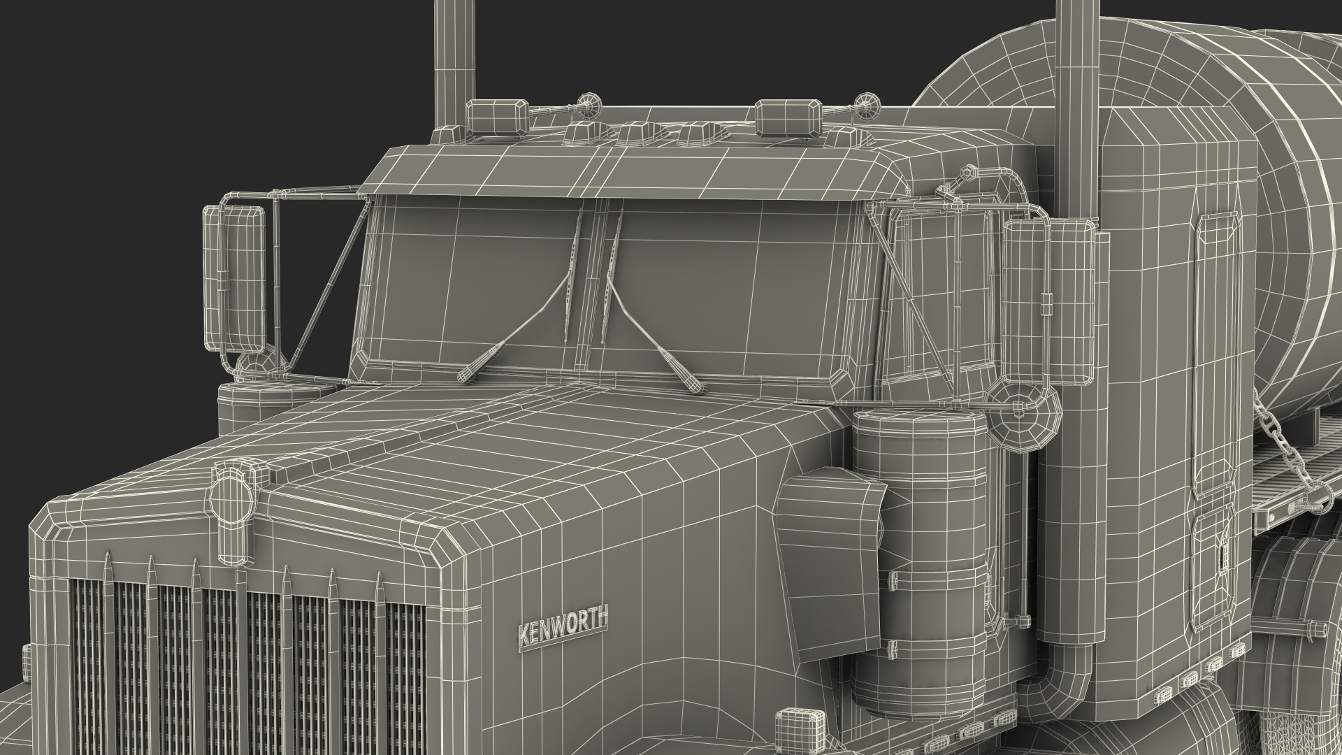 Truck with Steel Rolls 3D